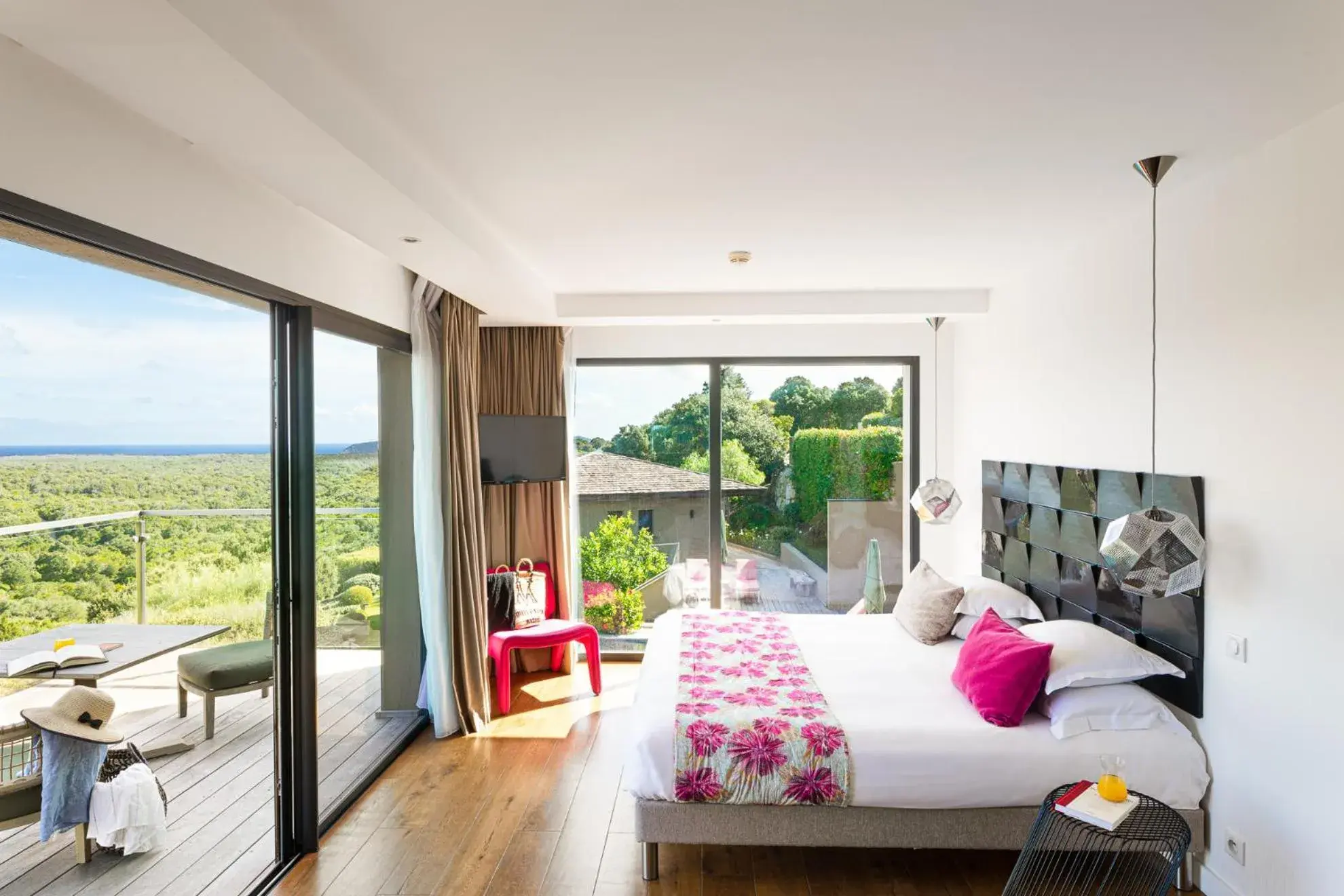 Superior Double Room in Hôtel Version Maquis Santa Manza Superior Double Room in Hôtel Version Maquis Santa Manza