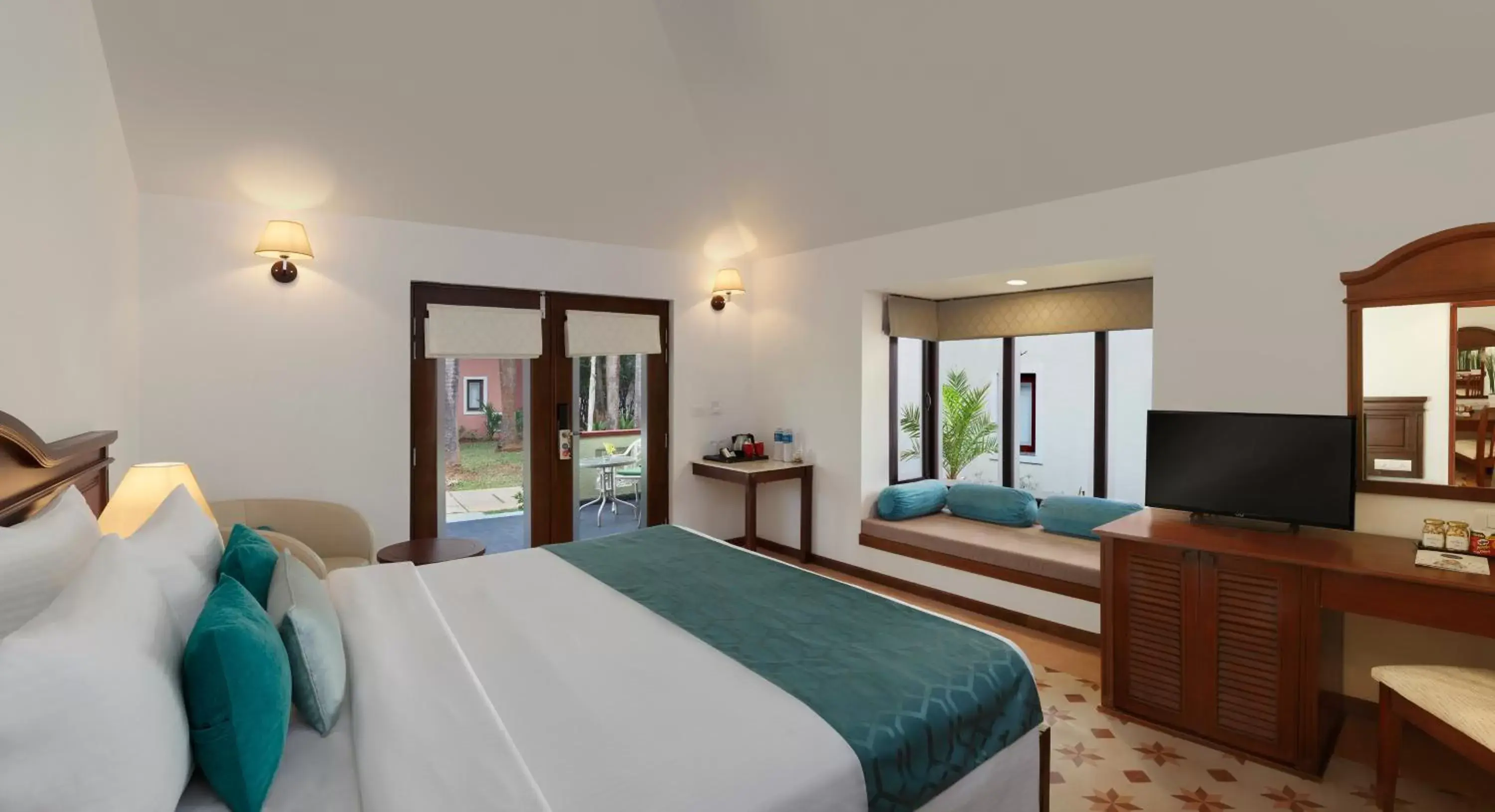 Bedroom in Novotel Goa Dona Sylvia Resort