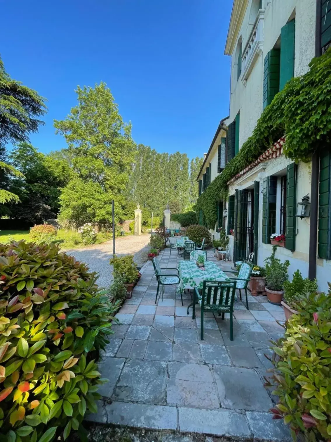 Patio in B&B Villa Gradenigo