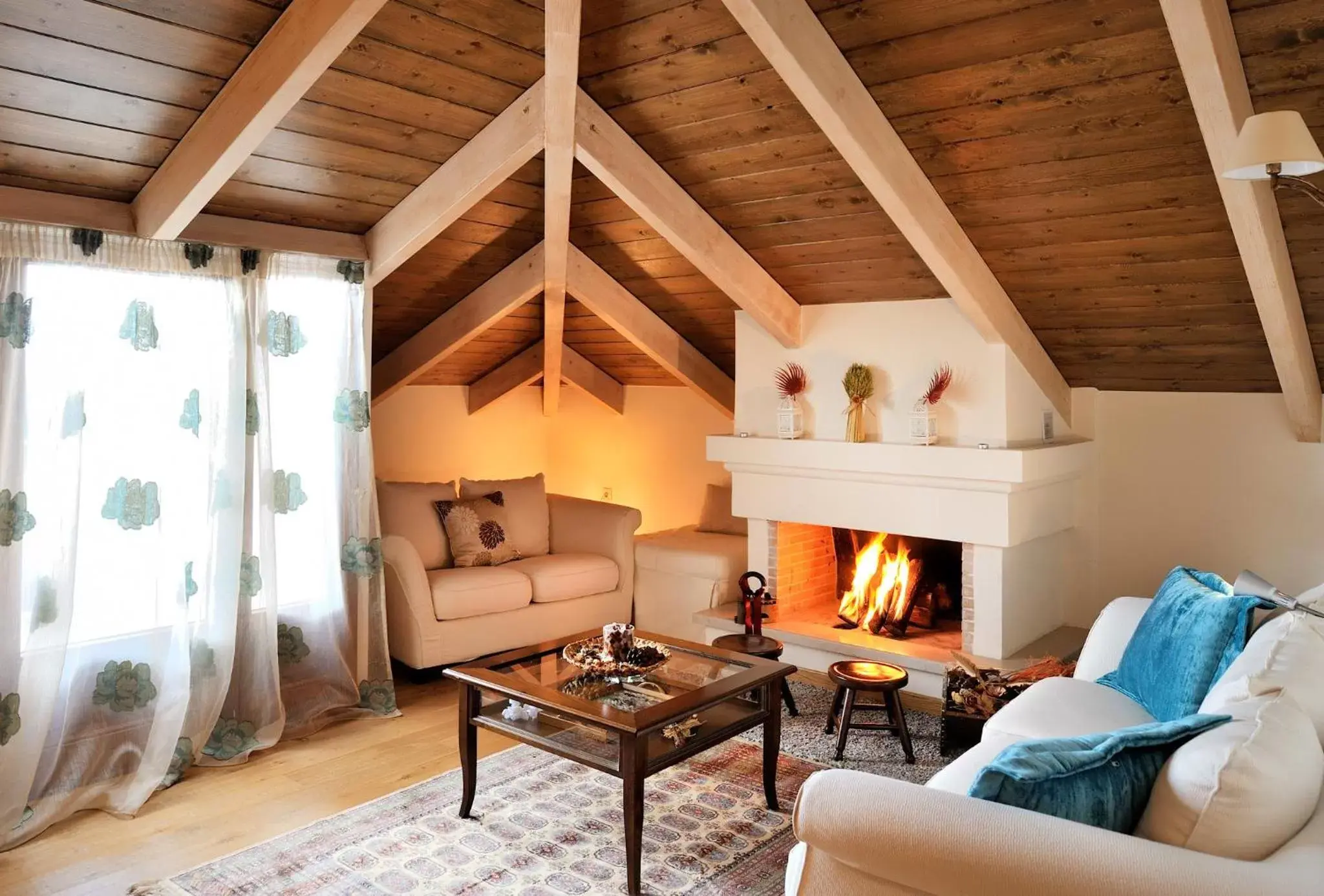 Living room, Seating Area in Konitsa Mountain Hotel