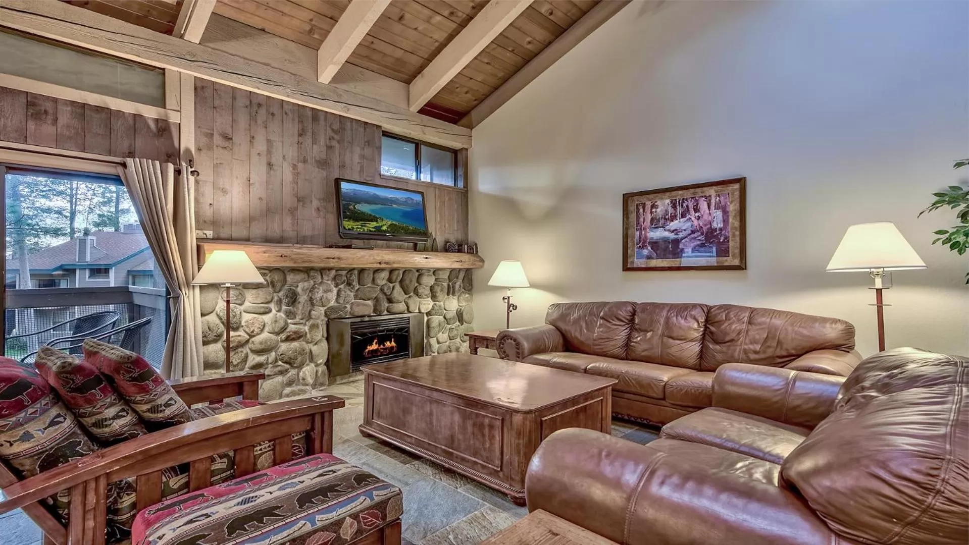 Seating Area in Lakeland Village at Heavenly