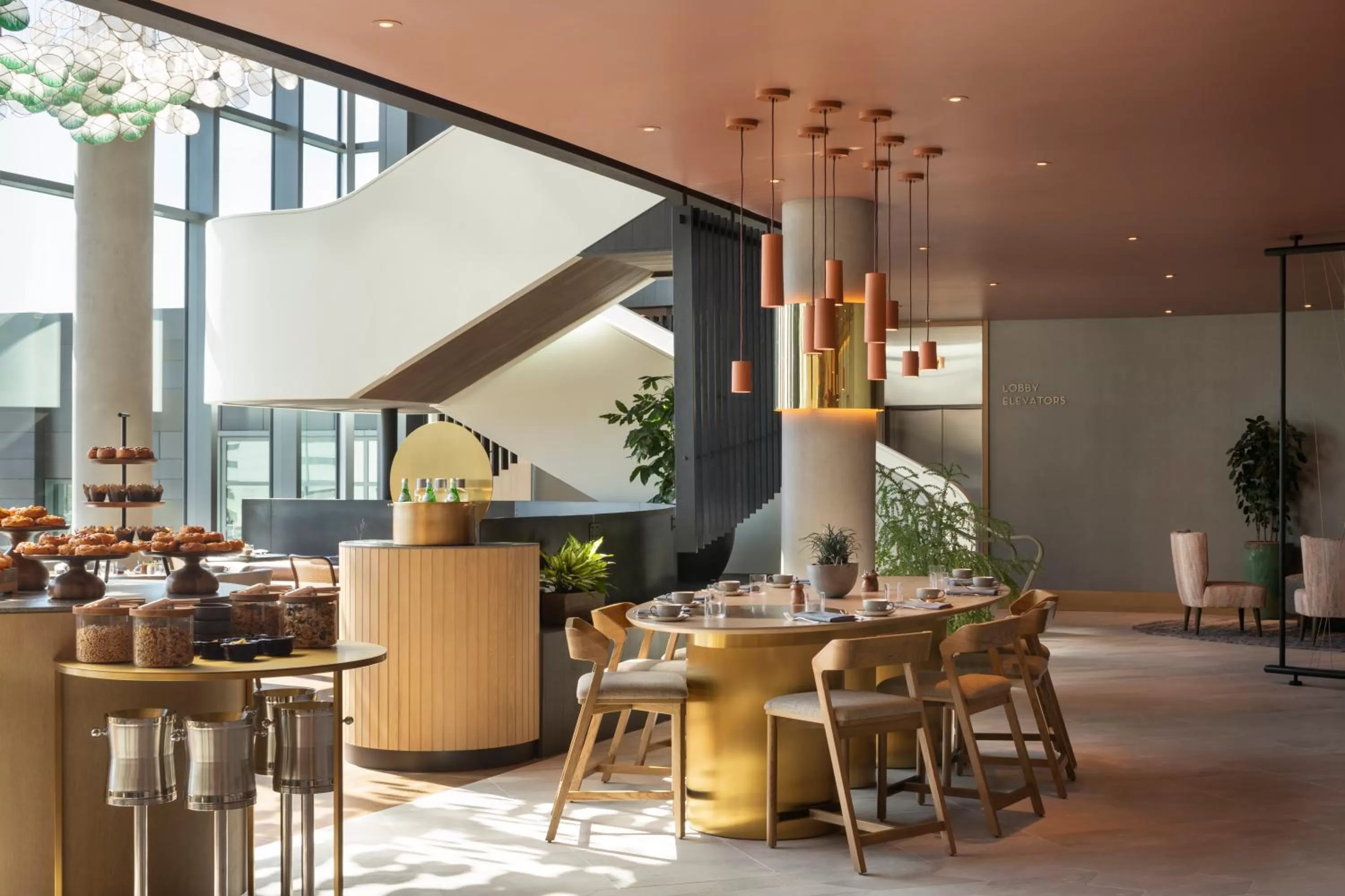 Breakfast in Grand Hyatt at SFO