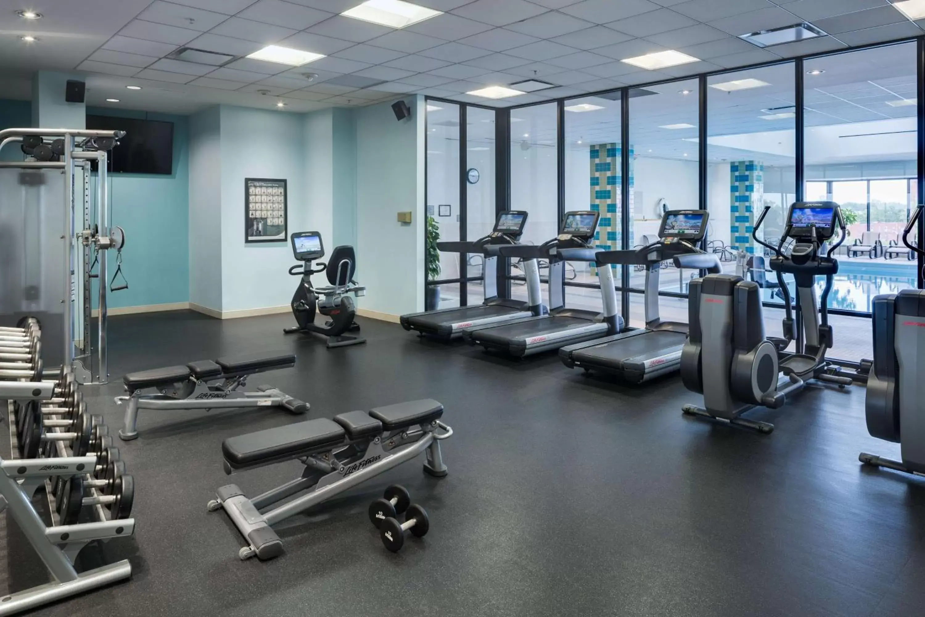 Fitness centre/facilities, Fitness Center/Facilities in Hilton Hartford