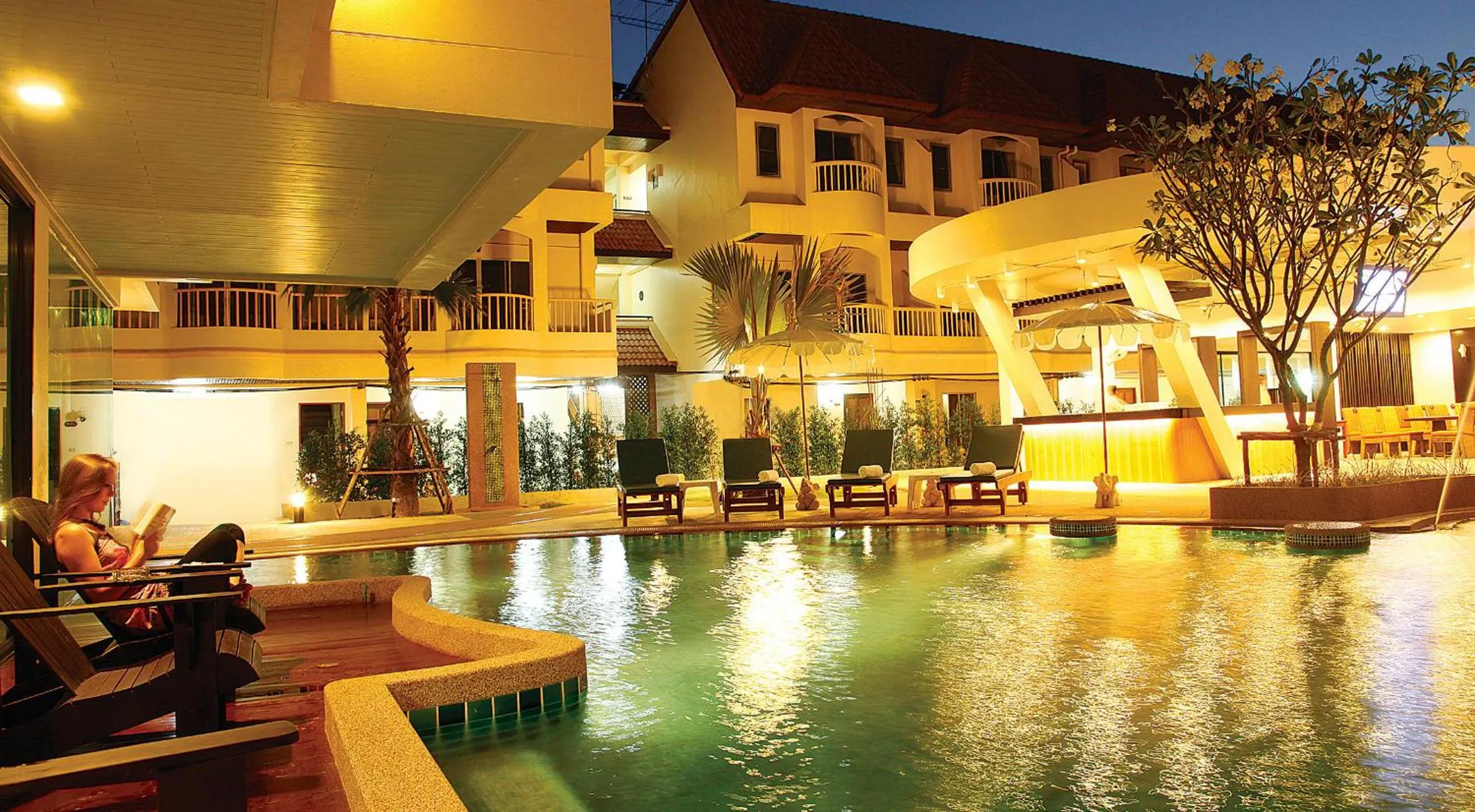Swimming pool in Palmyra Patong Resort Phuket - SHA Extra Plus
