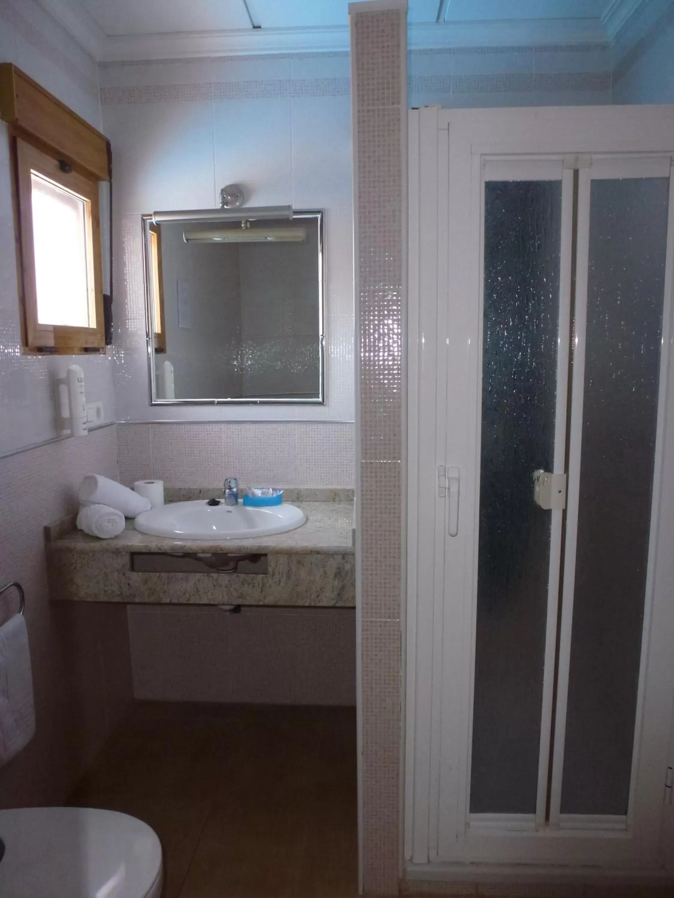 Shower, Bathroom in Hotel La Moraleda - Complejo Las Delicias