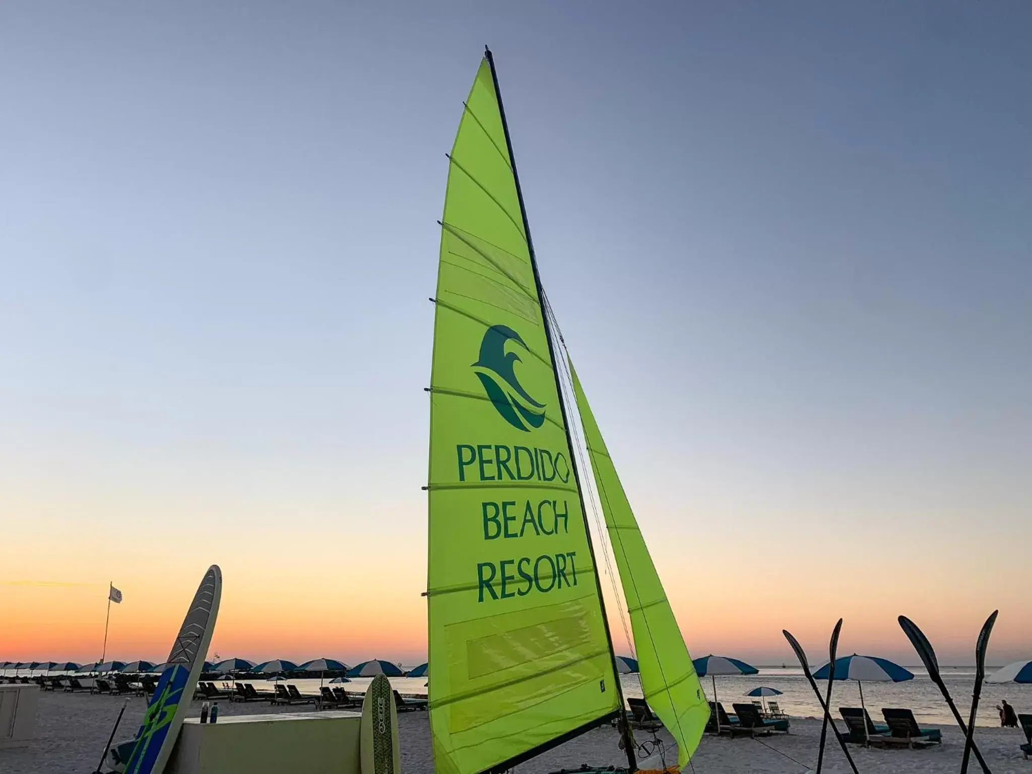 Beach, Windsurfing in Perdido Beach Resort