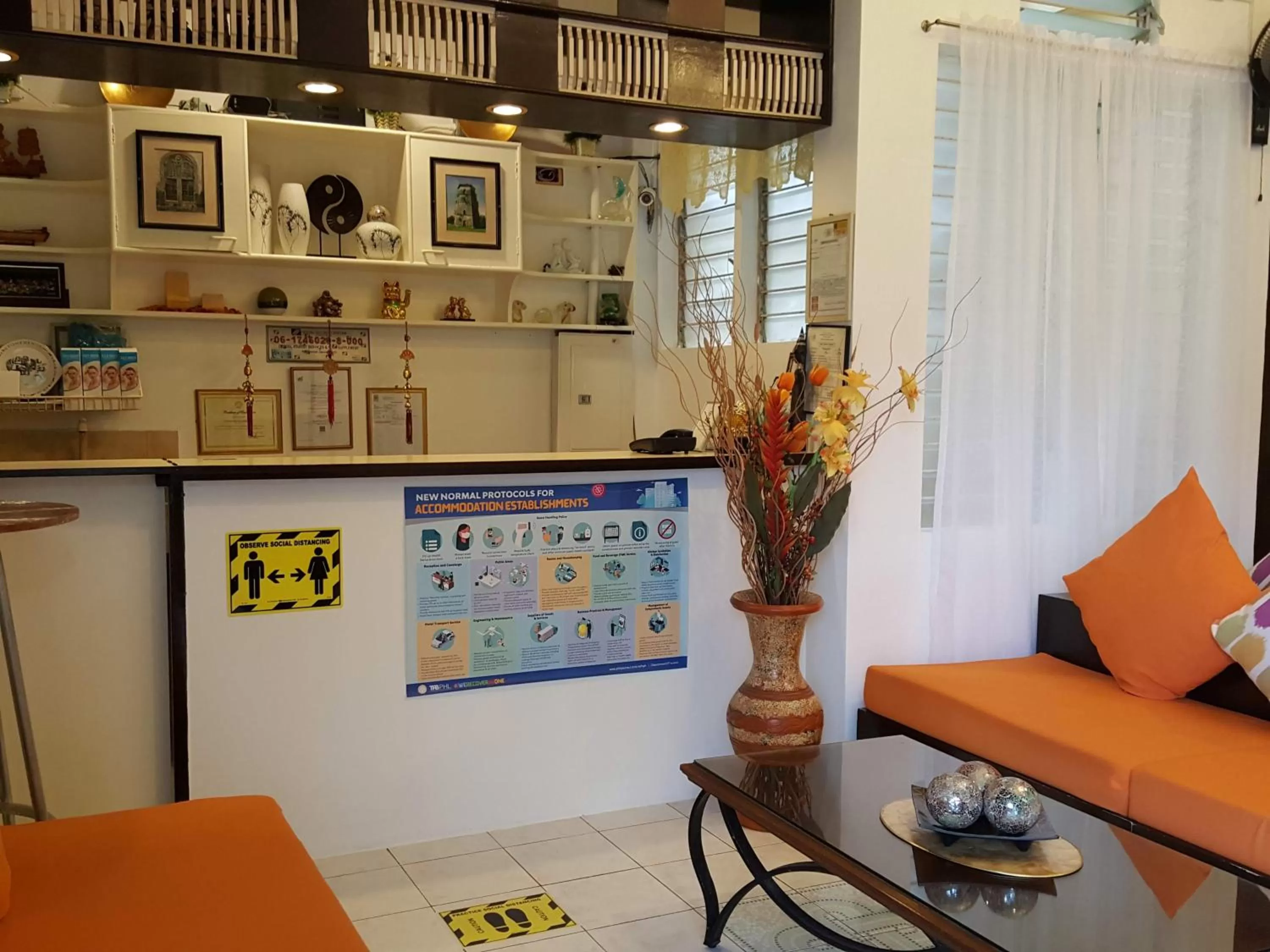 Lobby or reception in Citadel Alona Inn