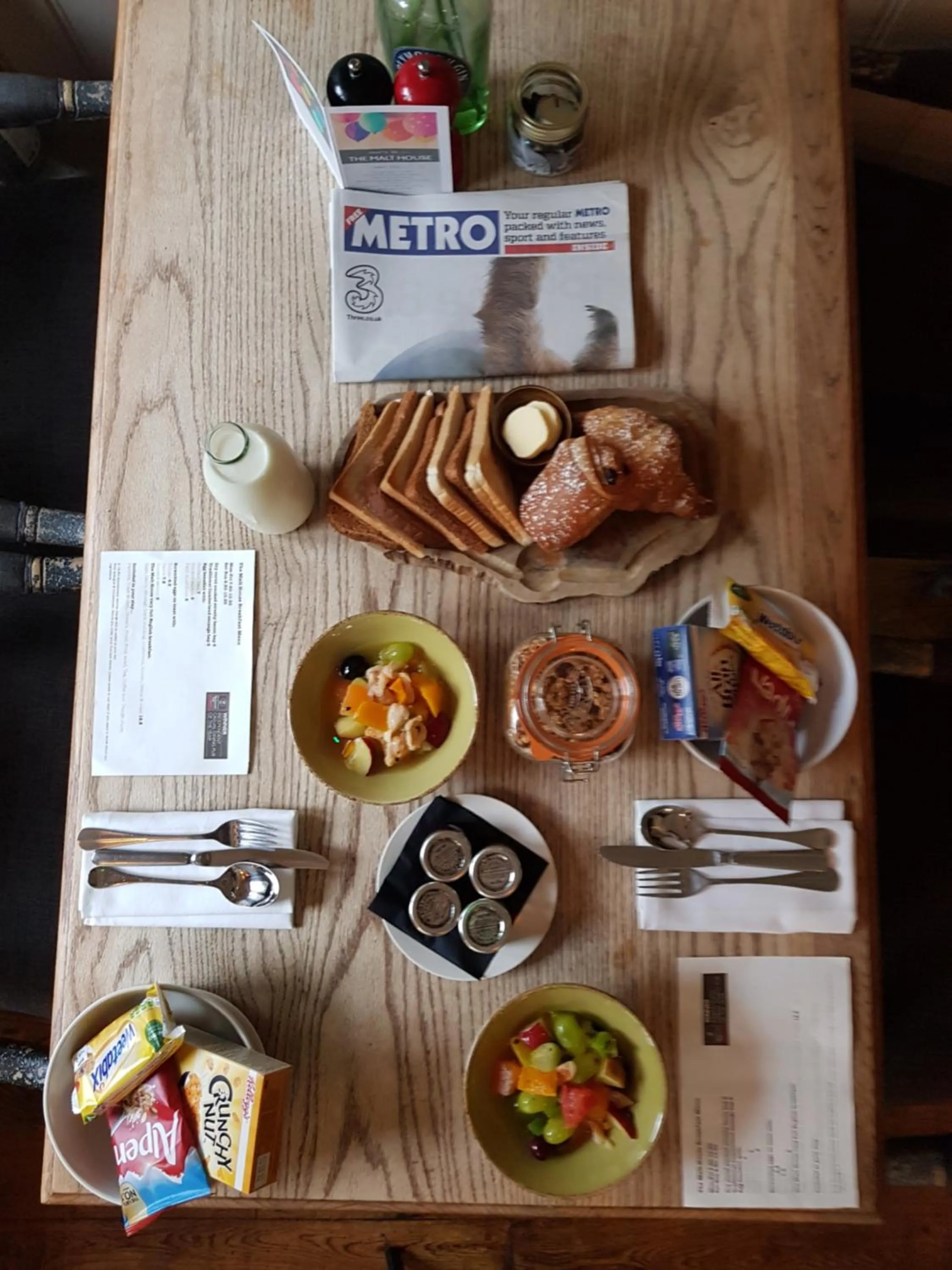 Food and drinks in The Victoria