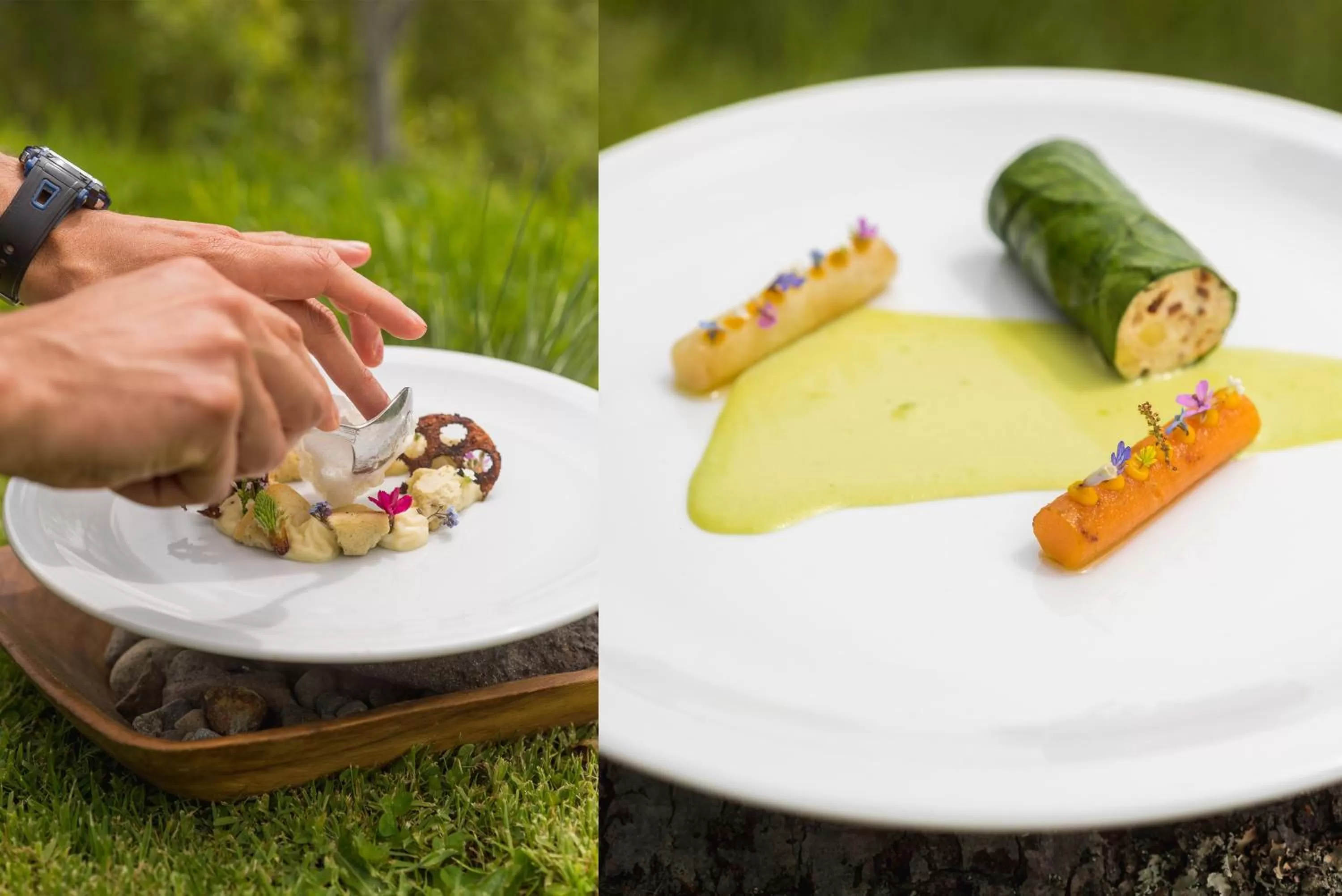 Staff, Food in Challhuaquen Lodge