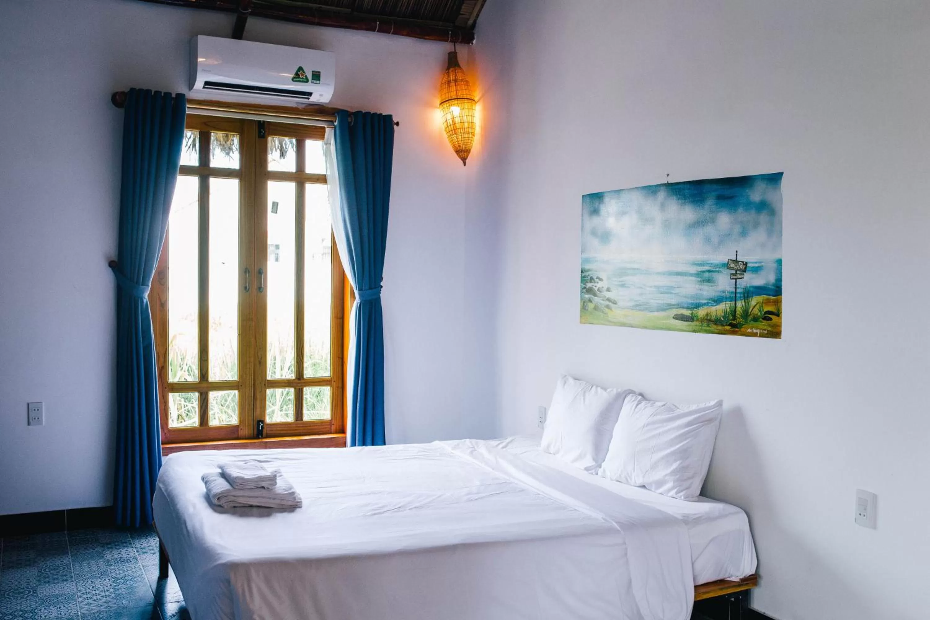 Bed in La Belle An Bang Seaside Hideaway