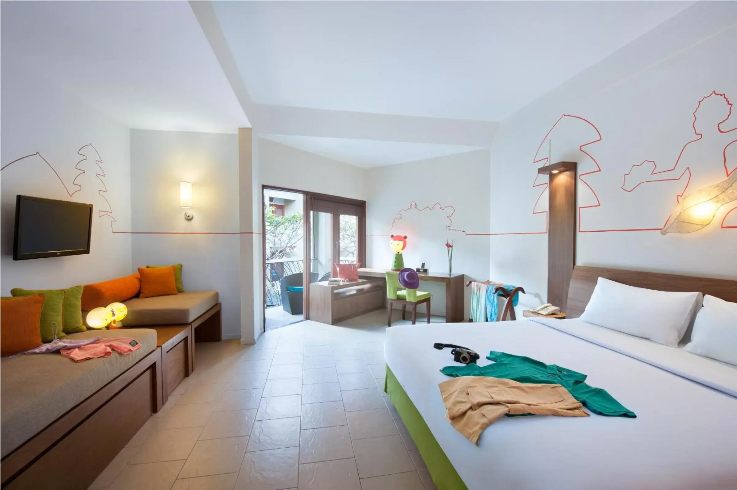 Photo of the whole room in ibis Styles Bali Legian - CHSE Certified