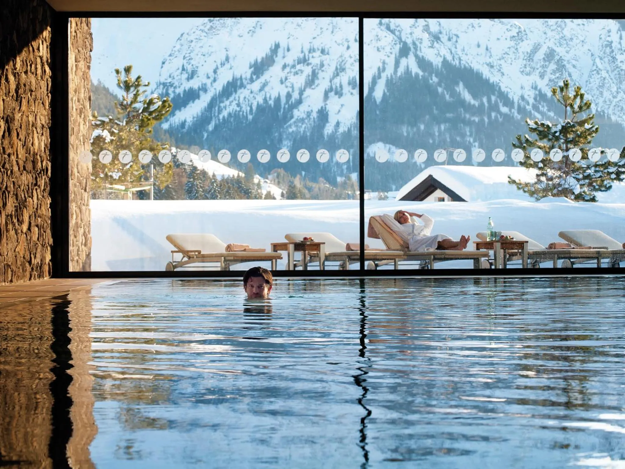 Spa and wellness centre/facilities in A-ROSA Ifen Hotel Kleinwalsertal