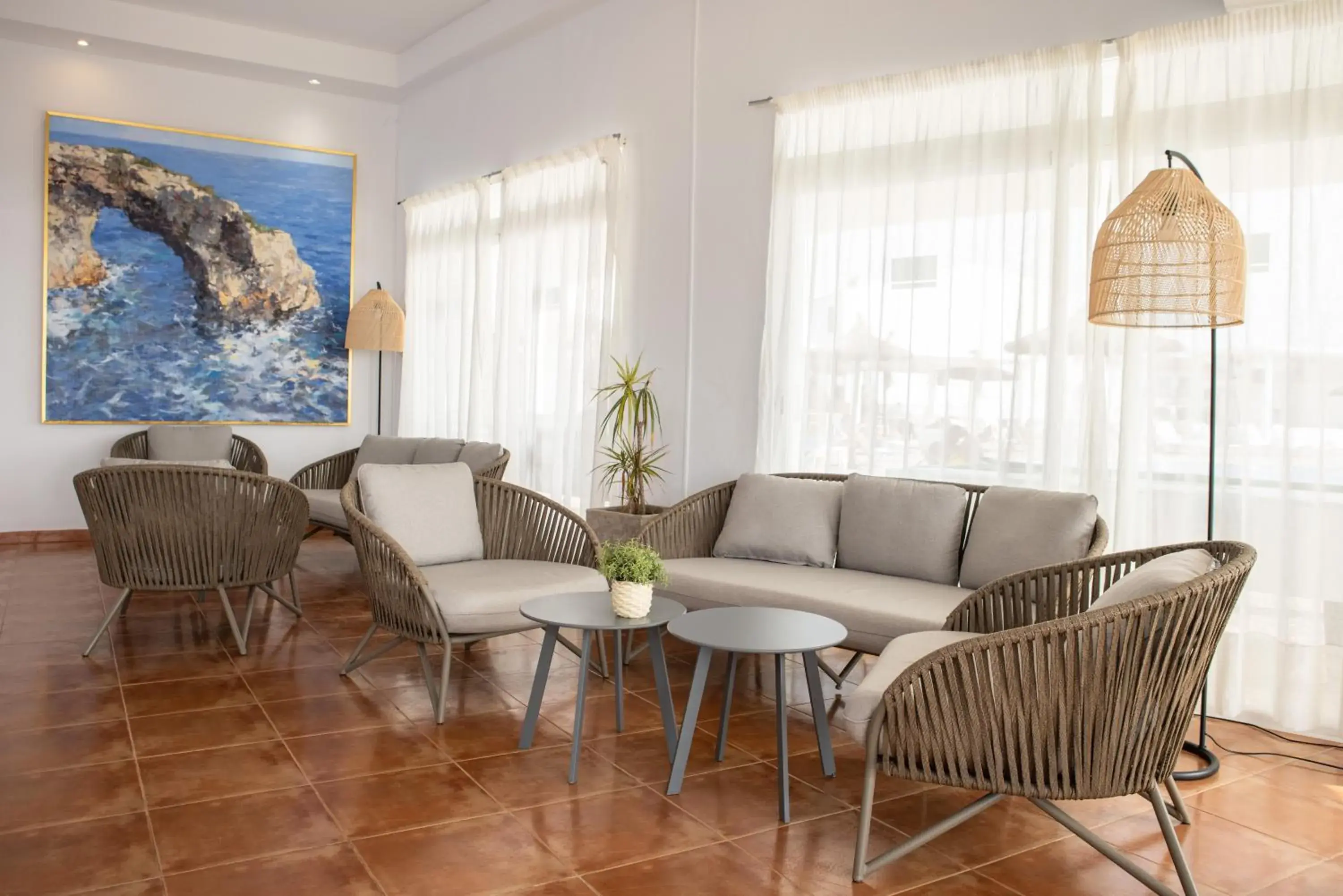 Lobby or reception, Lounge/Bar in RV Hotel Sea Club Menorca