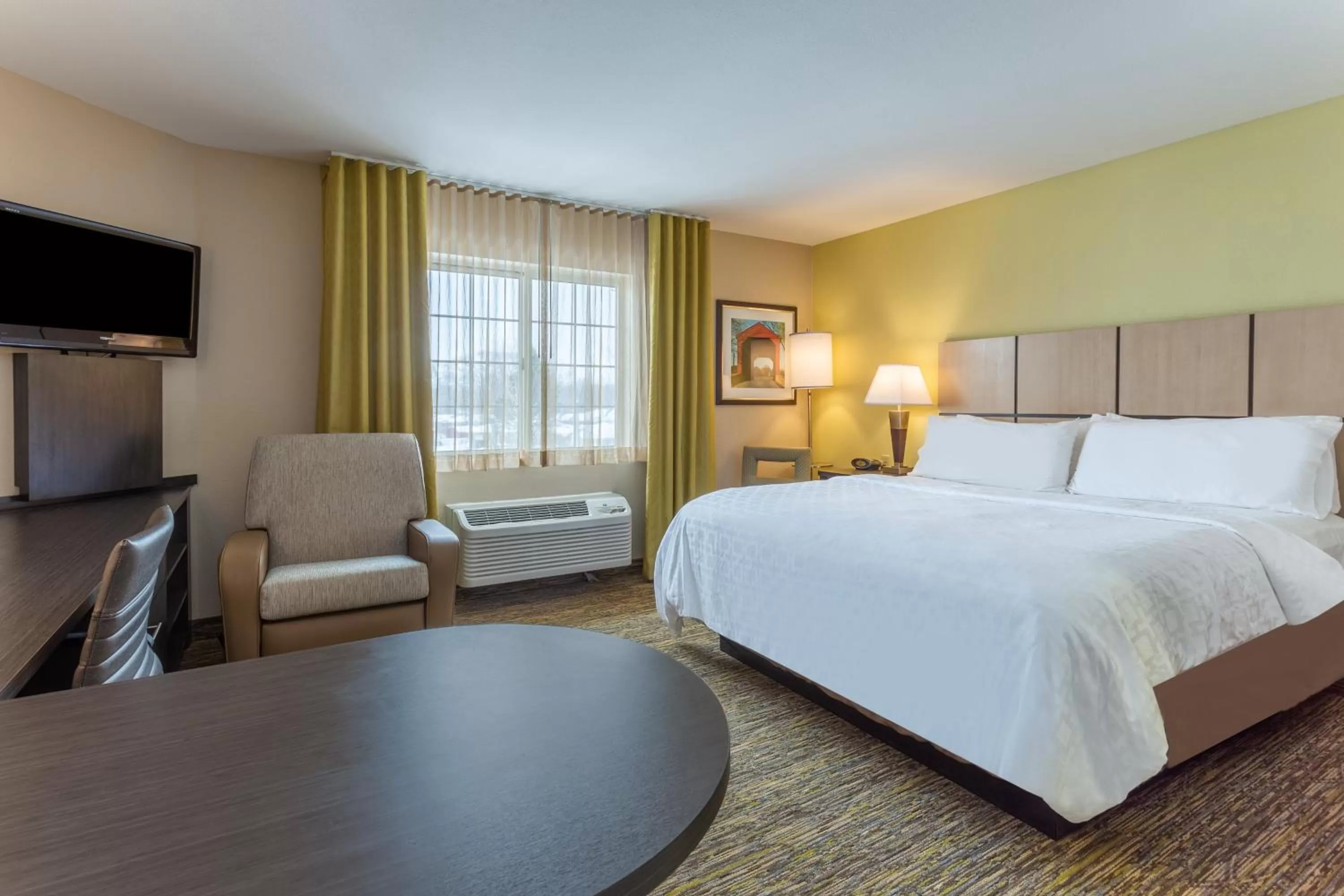 Photo of the whole room, Bed in Candlewood Suites South Bend Airport by IHG