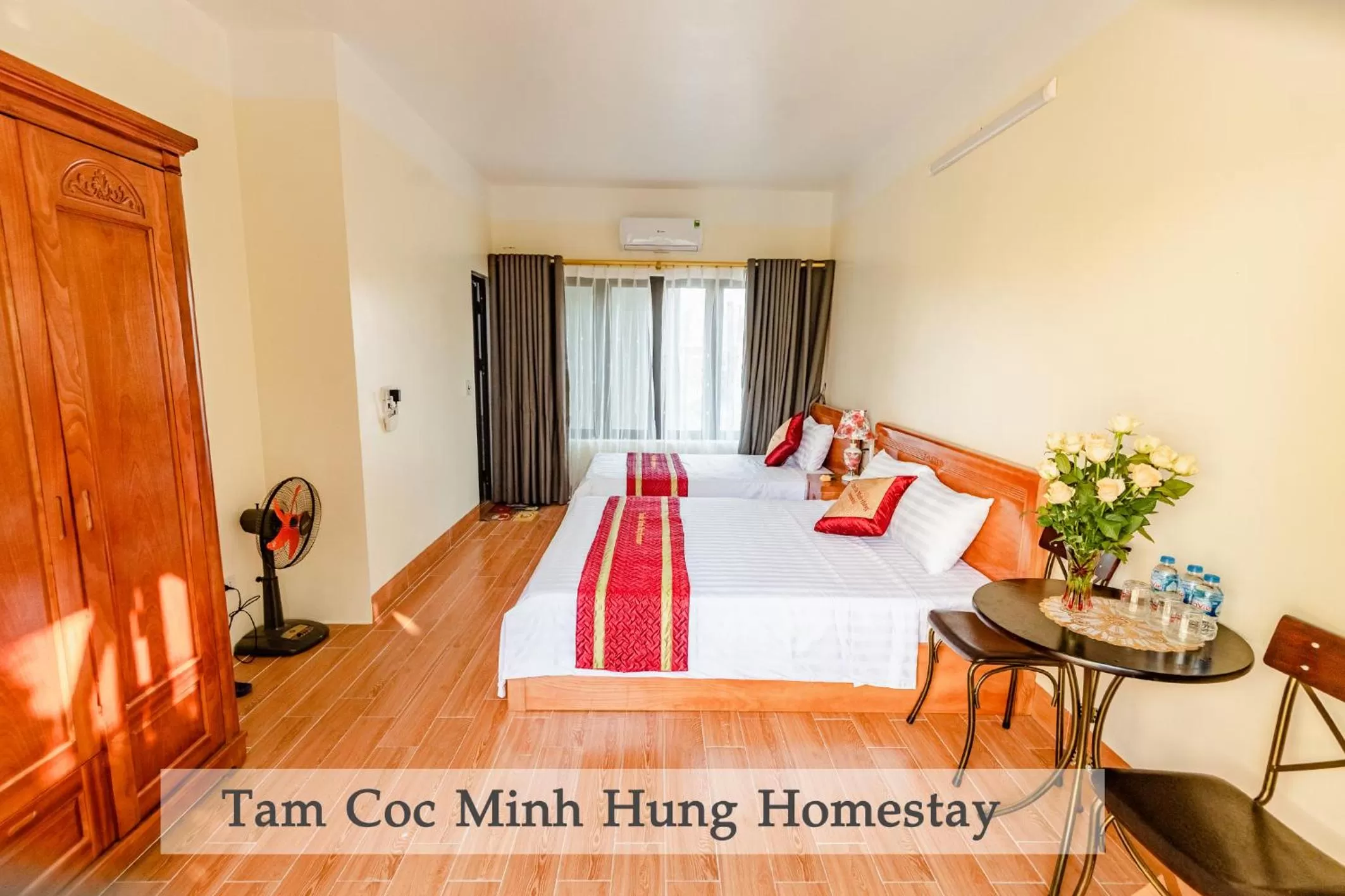 Bed in Tam Coc Minh Hung Homestay