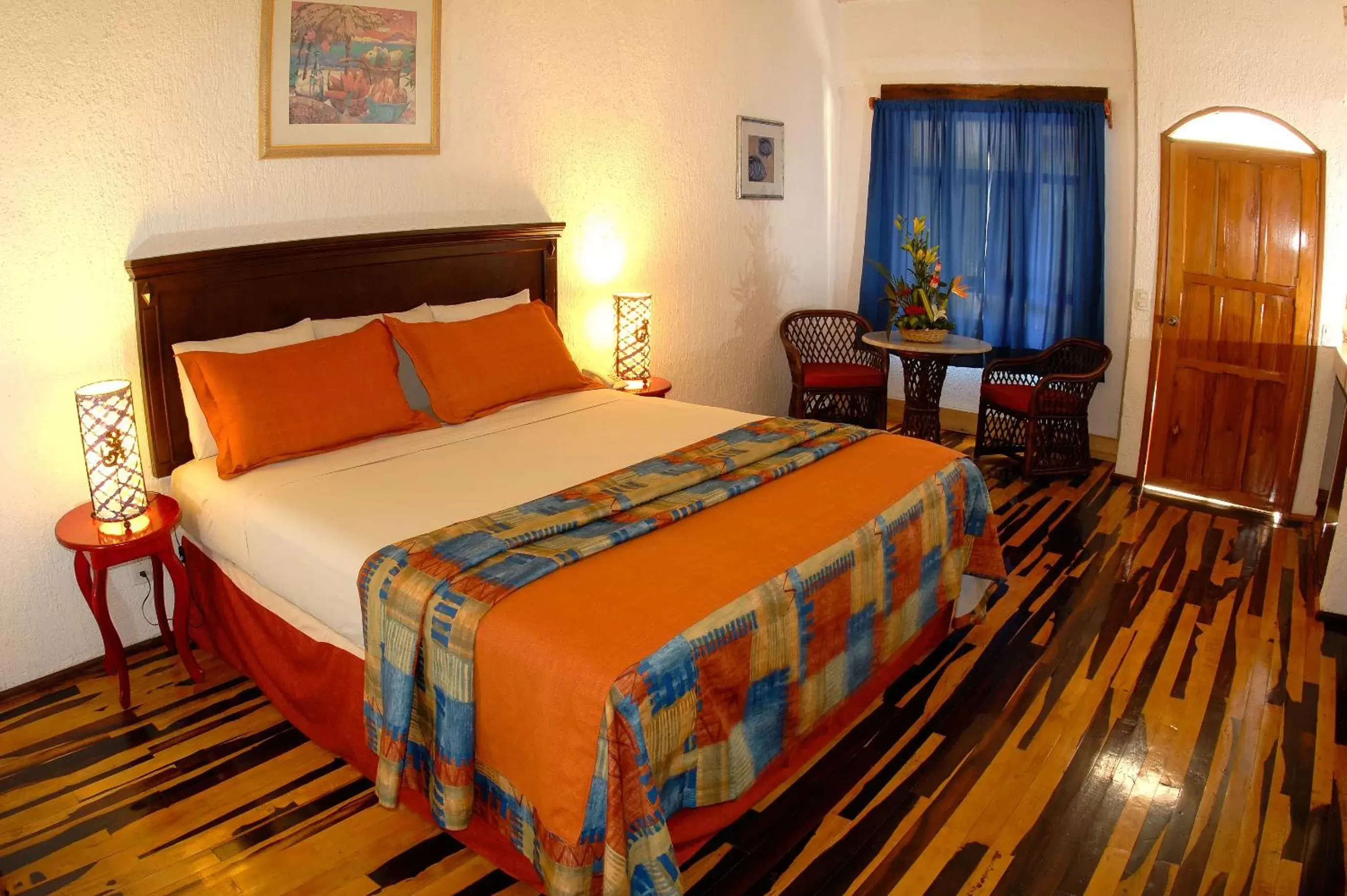 Bedroom, Bed in Eco-hotel El Rey del Caribe