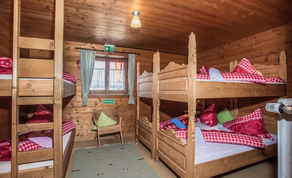 Bed in Hocheckhuette On Top of the Kitzbuehel Hahnenkamm Mountain