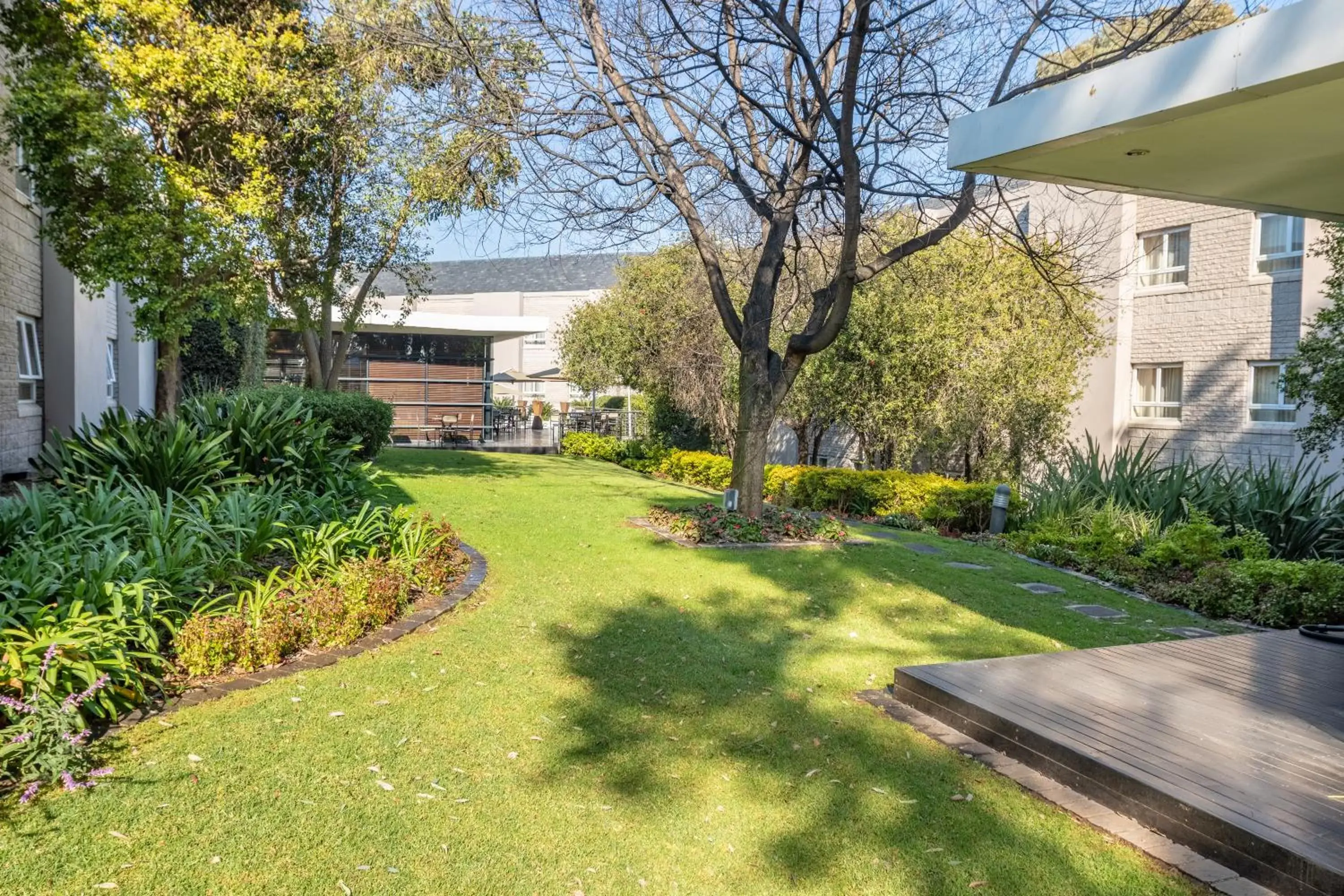 Garden in City Lodge Hotel Johannesburg Airport, Barbara Road