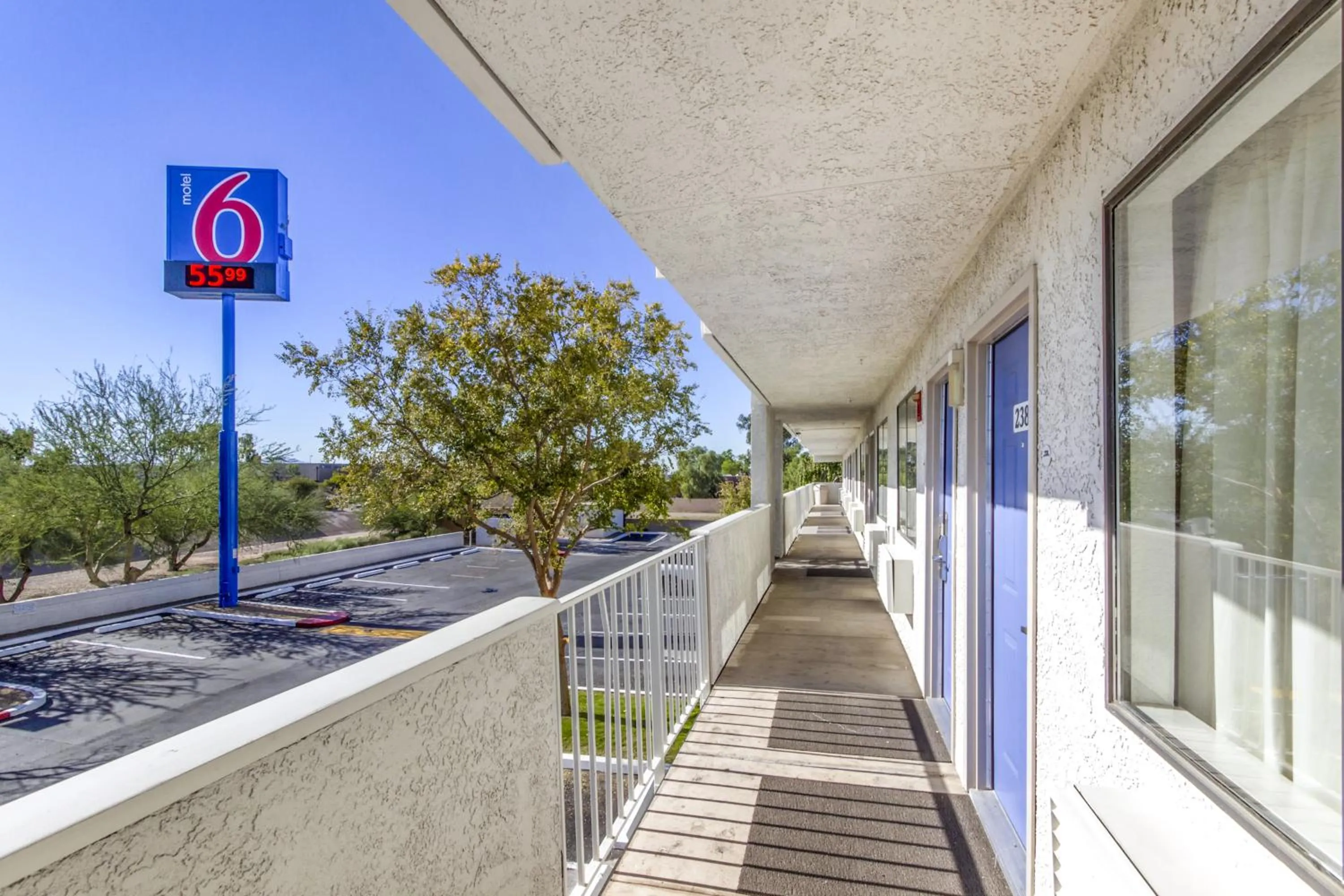 Facade/entrance in Motel 6-Phoenix, AZ - West