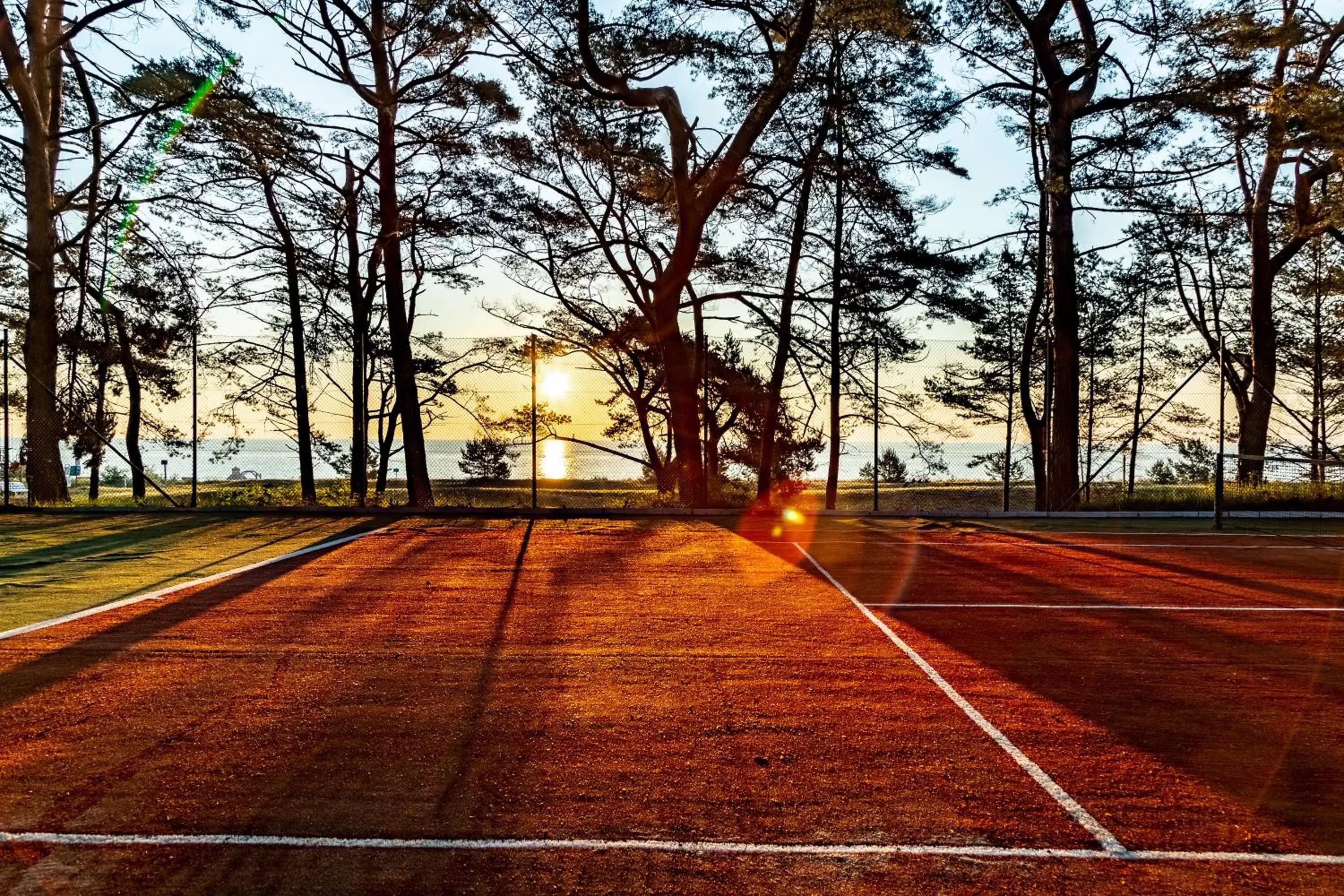 Tennis court, Tennis/Squash in Cliff Hotel Rügen