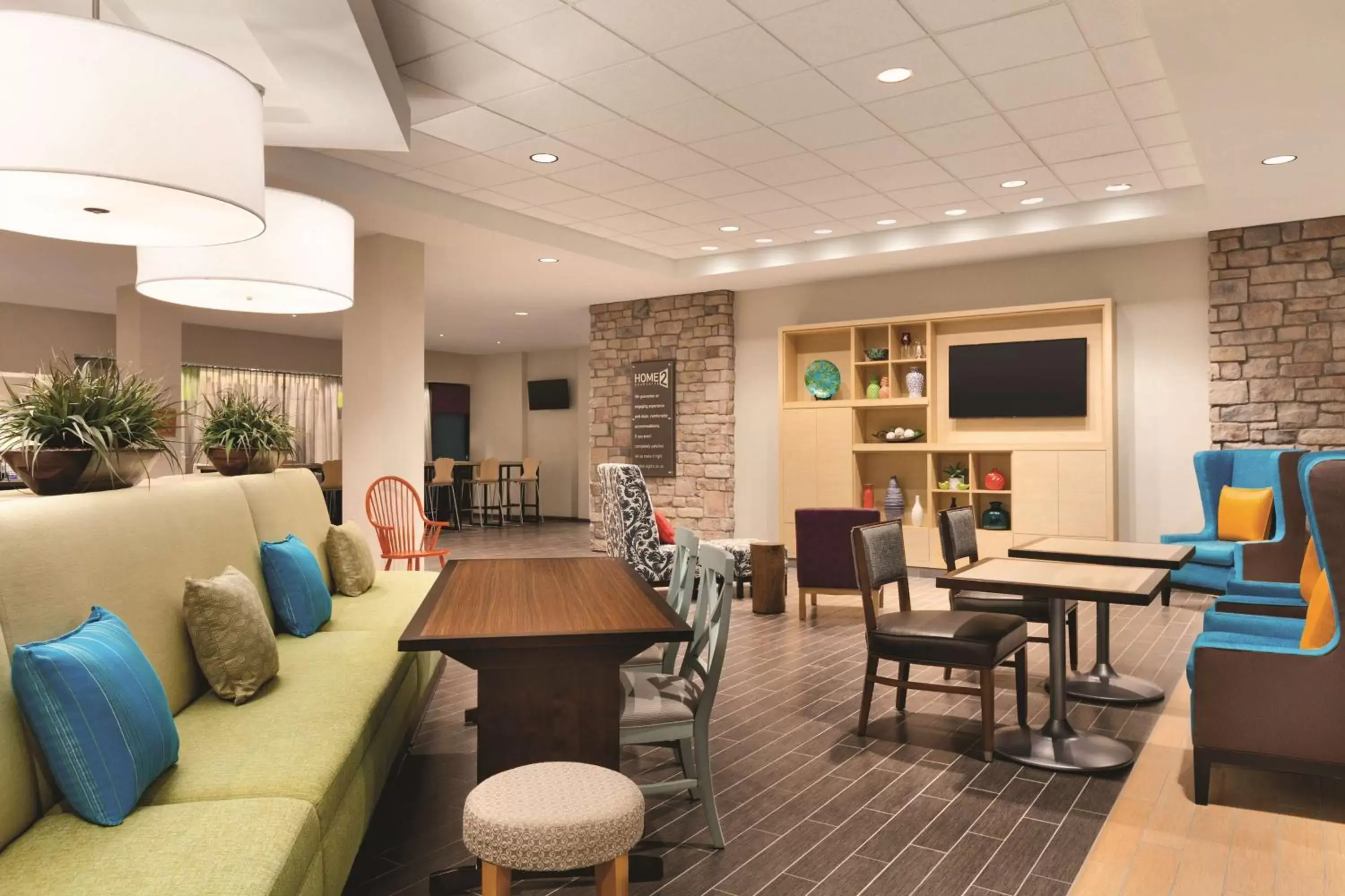 Lobby or reception, Lounge/Bar in Home2 Suites By Hilton Phoenix-Tempe University Research Park