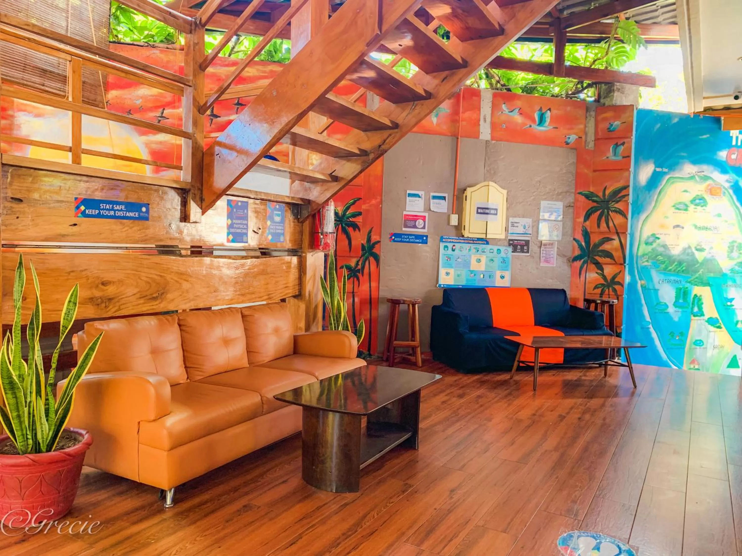 Seating area in Mabini Hotel