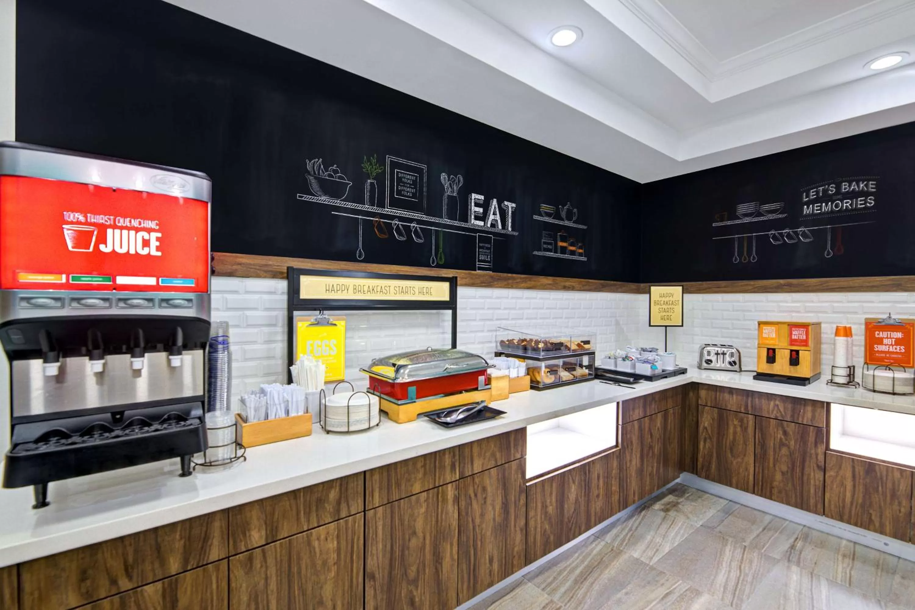 Breakfast in Hampton Inn & Suites Nacogdoches