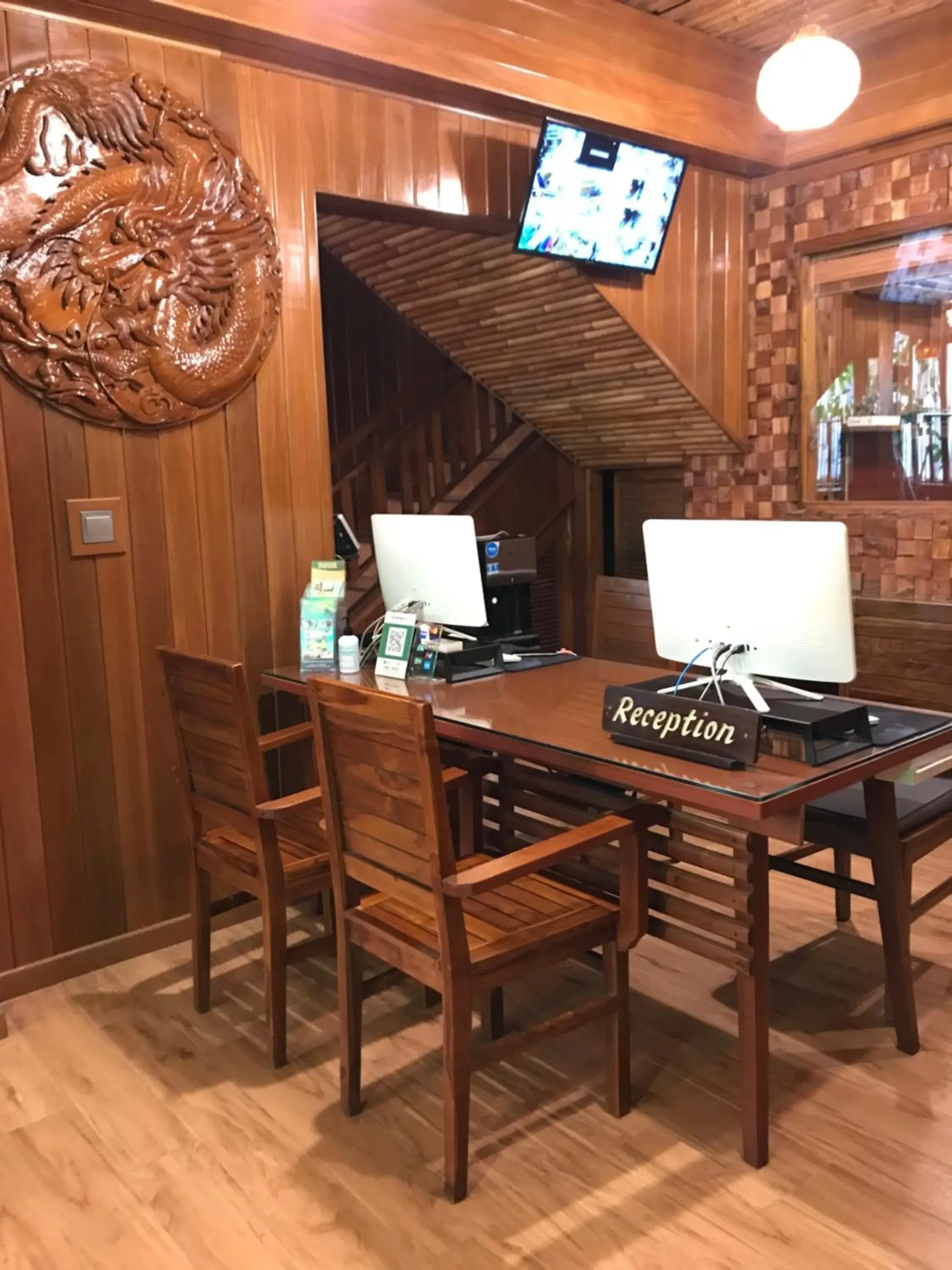 Lobby or reception in Seahouse Bali Indah Beach Inn