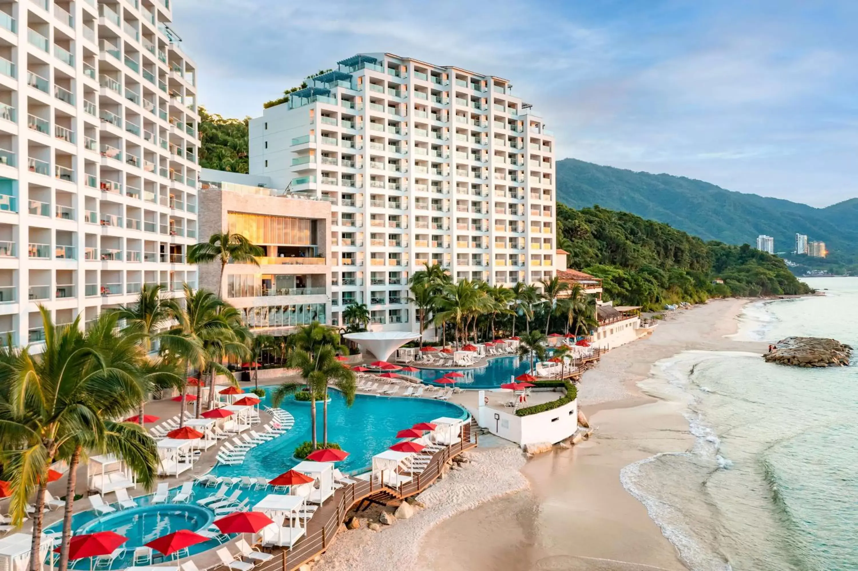 Property building, Swimming Pool in Hilton Vallarta Riviera All-Inclusive Resort,Puerto Vallarta