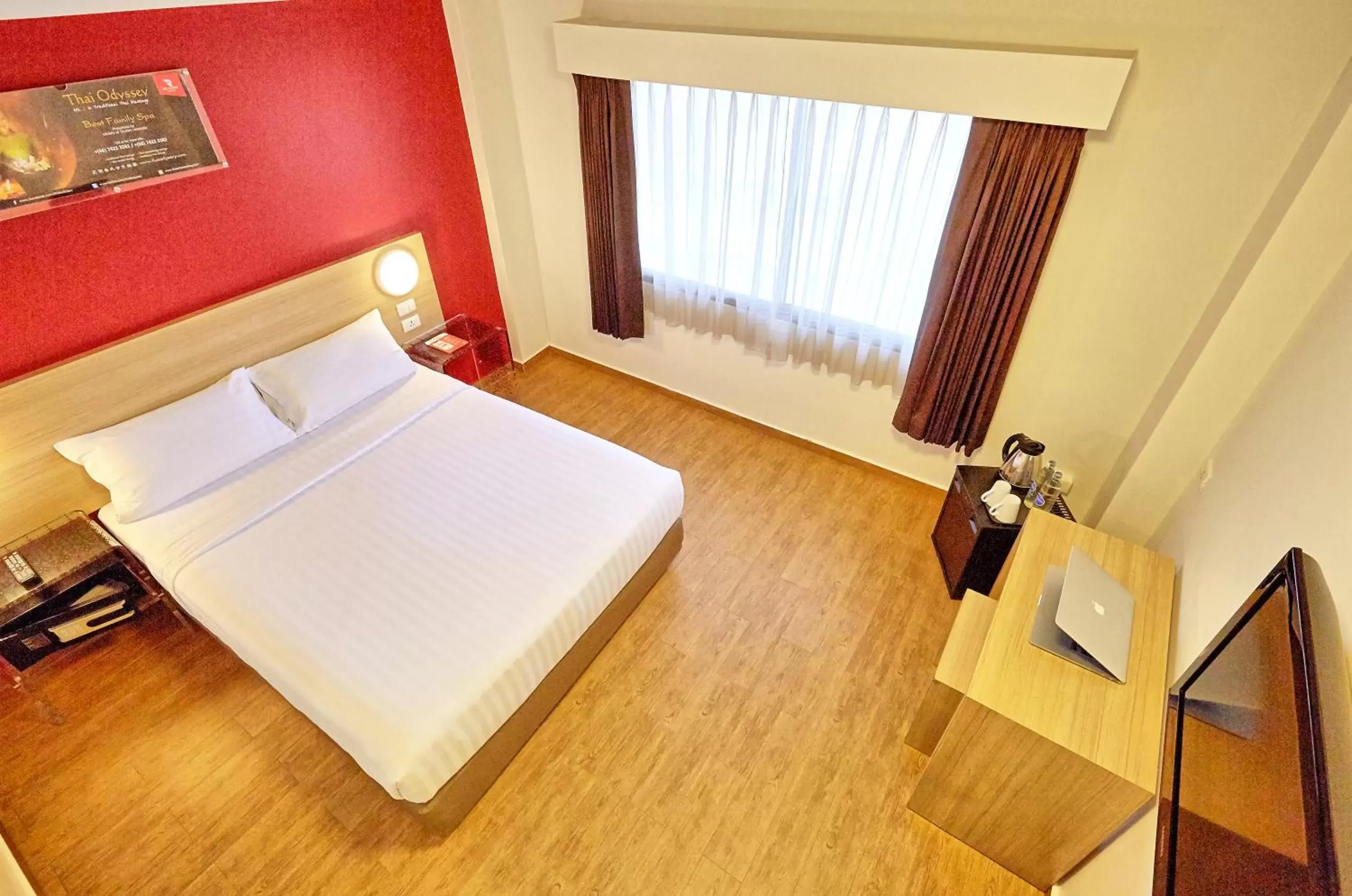 Bedroom, Bed in Red Planet Hat Yai SHA extra plus