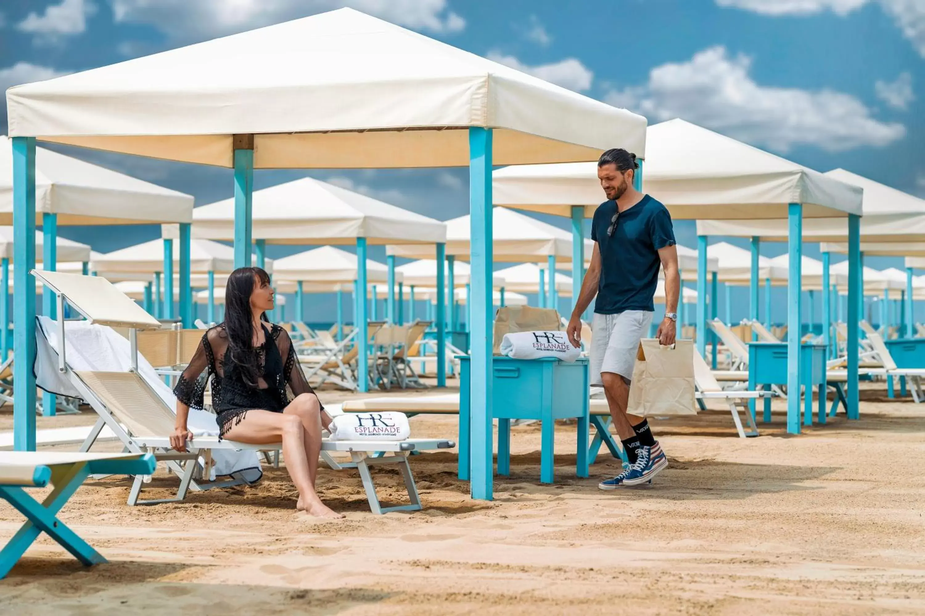 Beach in Hotel Residence Esplanade