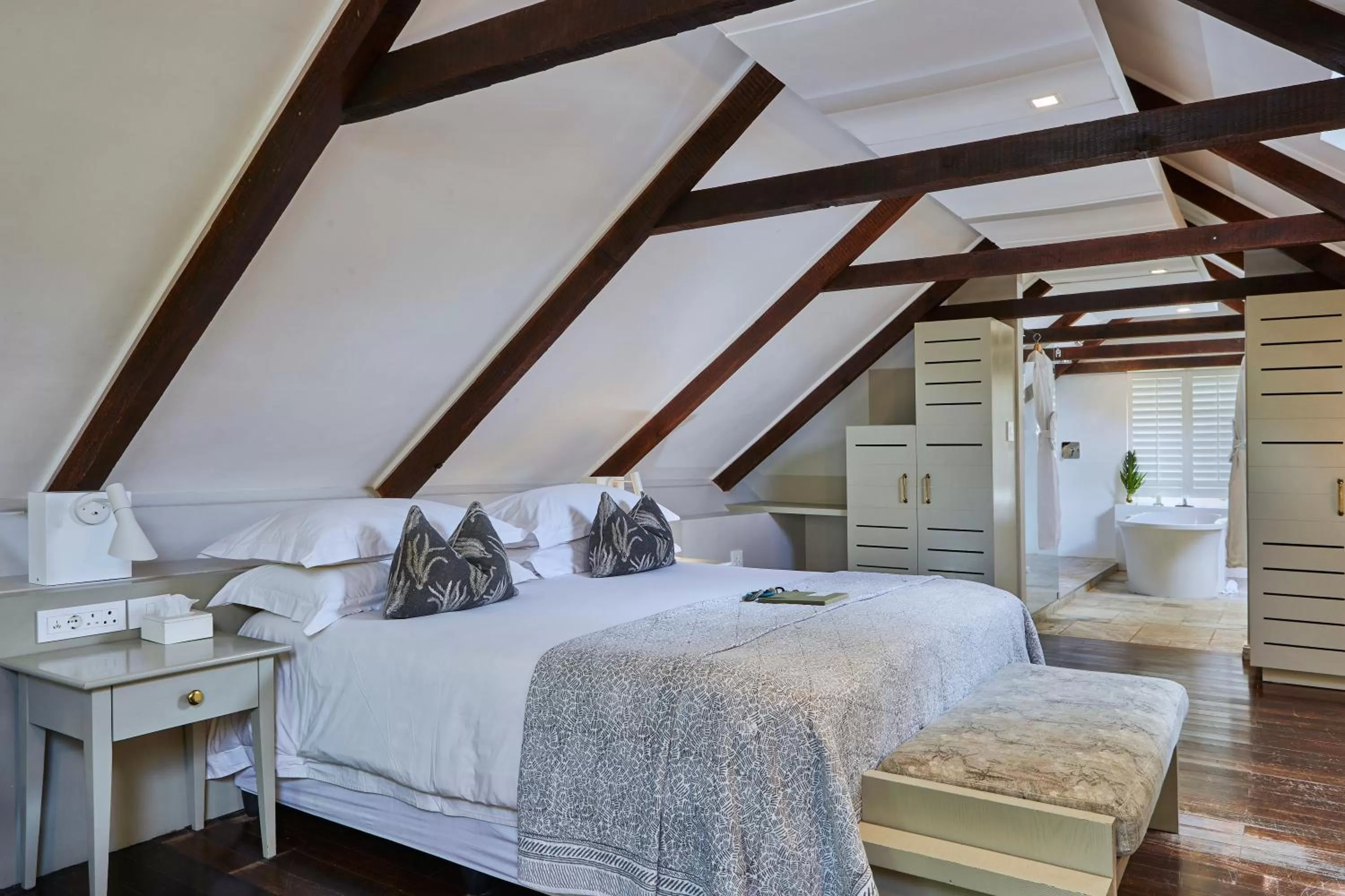 Bed in The Robertson Small Hotel and Spa by The Living Journey Collection