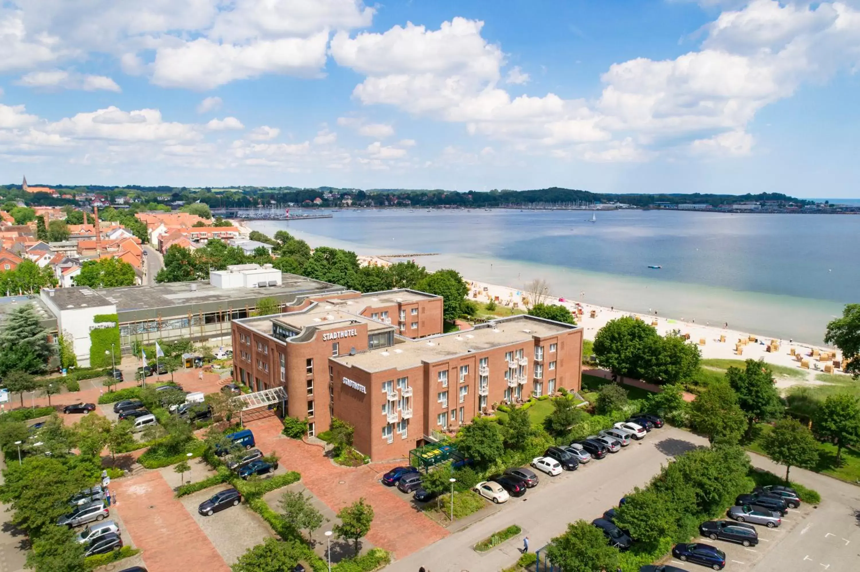 Bird's eye view, Bird's-eye View in Stadthotel Eckernförde