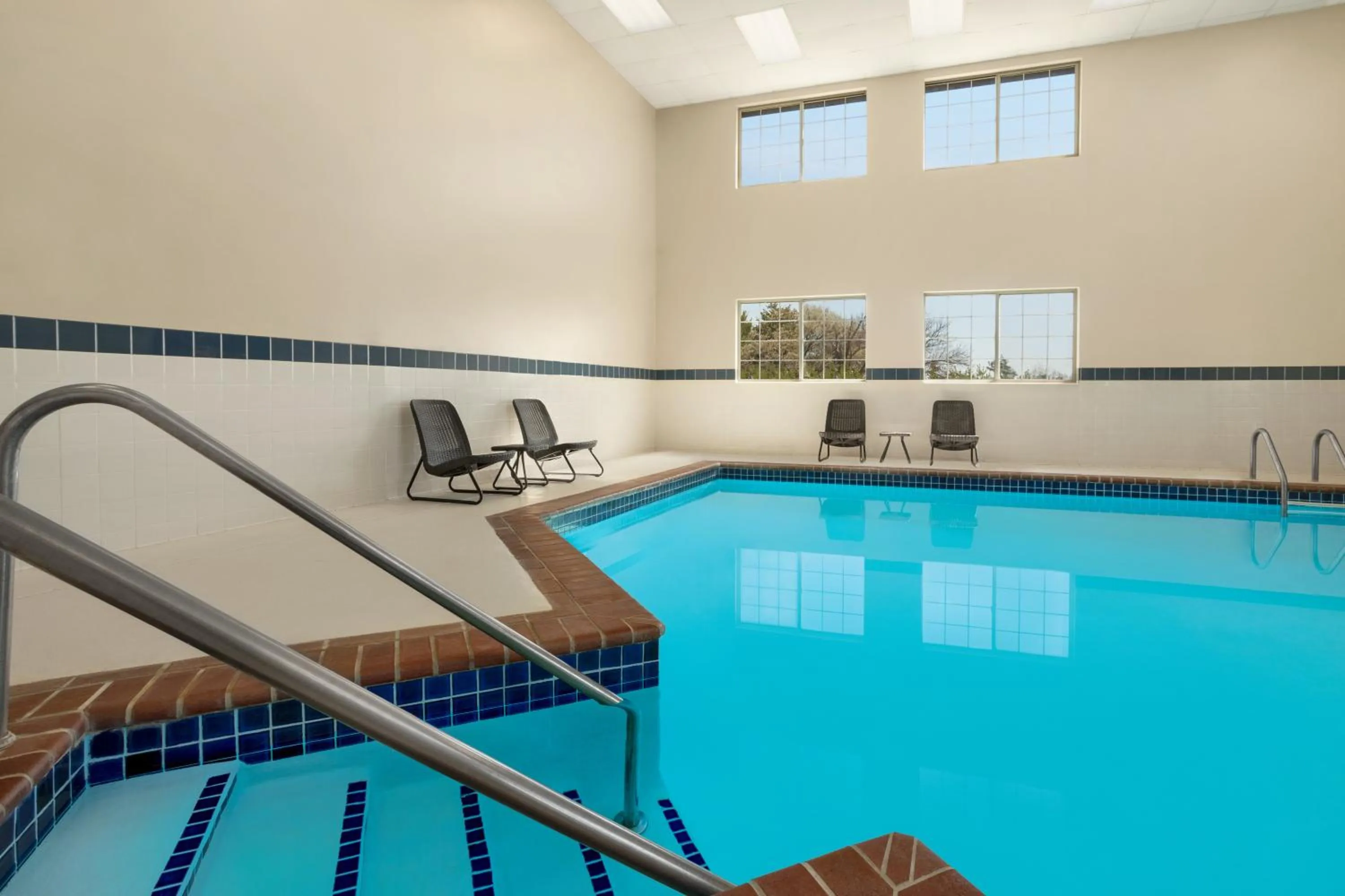 Pool view in Baymont by Wyndham Blackwell I-35