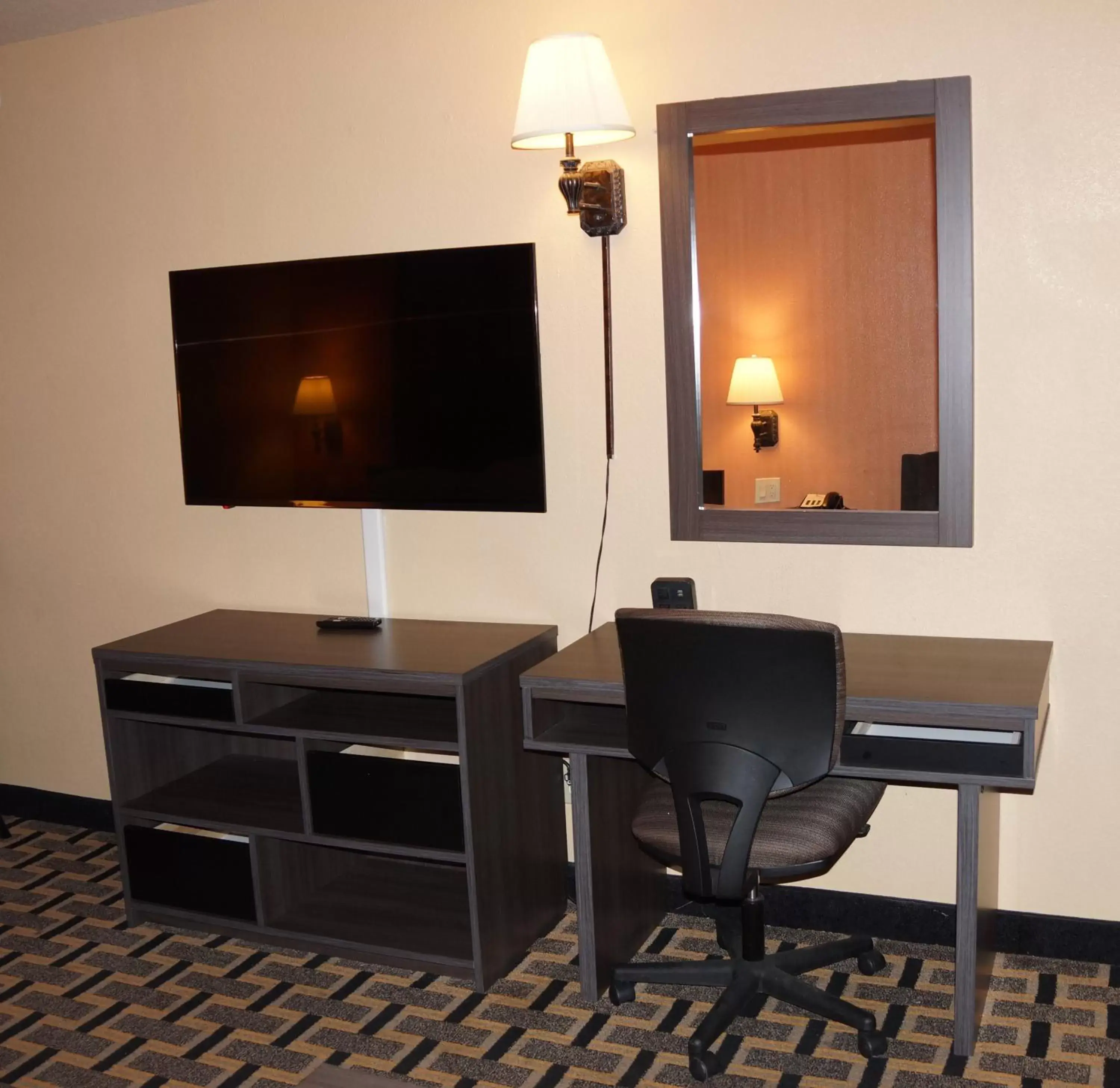 TV and multimedia, TV/Entertainment Center in Super 8 by Wyndham Farmers Branch/North Dallas
