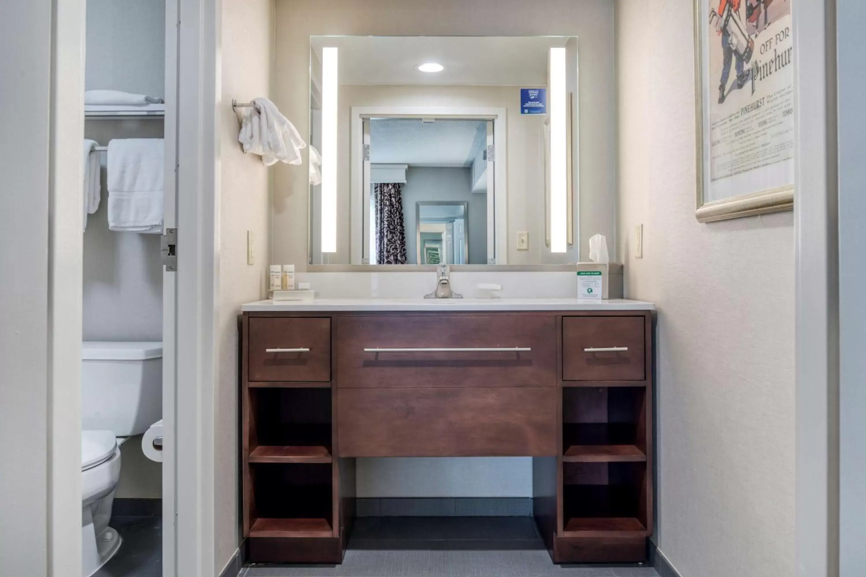 Bathroom in Homewood Suites by Hilton Olmsted Village