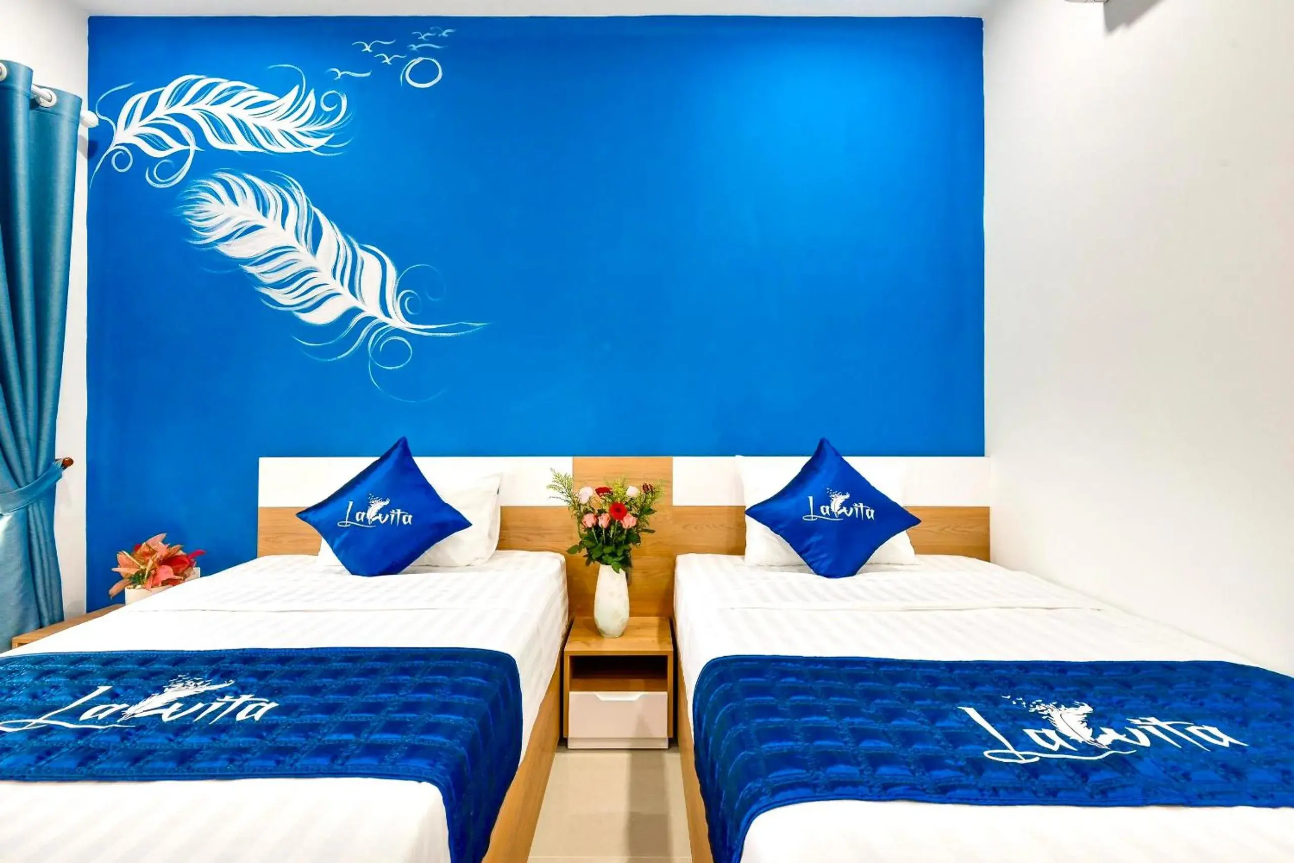 Bed in La Vita Hotel Bed in La Vita Hotel