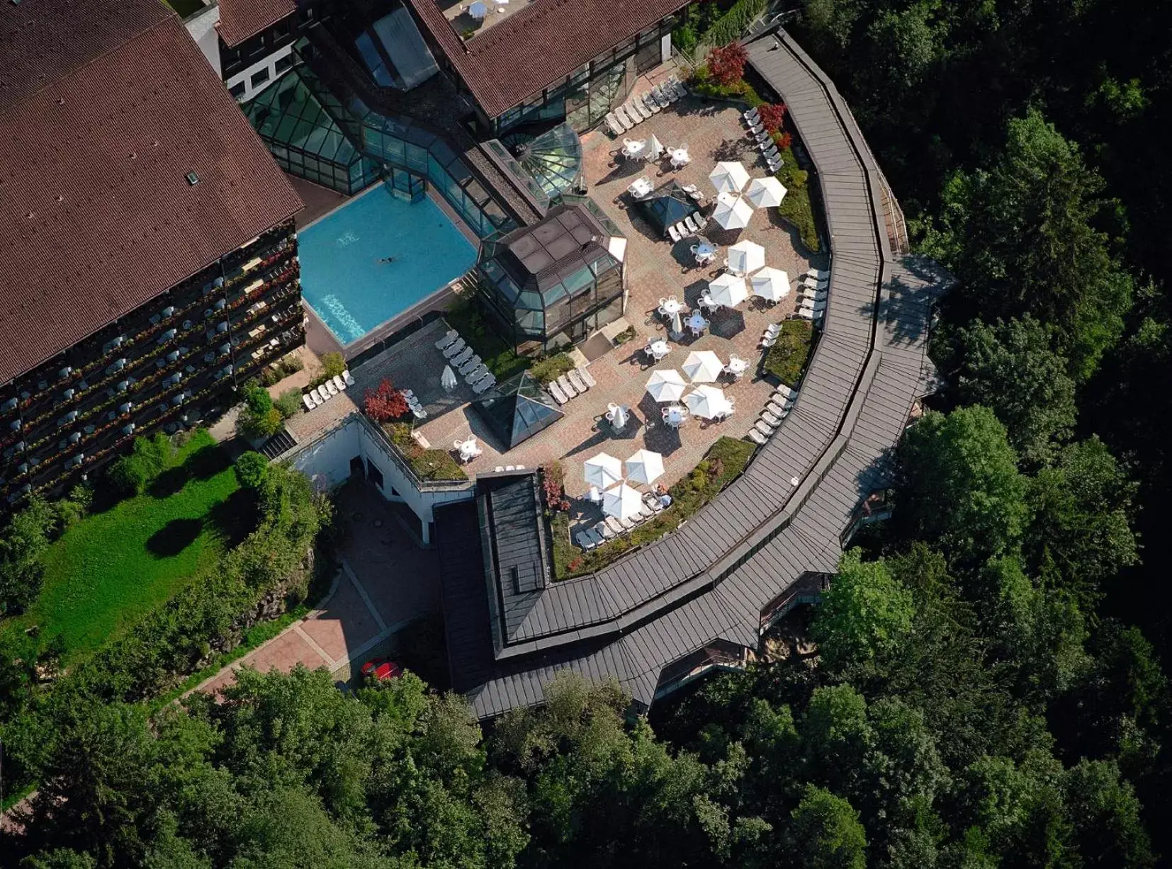 Bird's eye view, Bird's-eye View in AllgäuStern Hotel