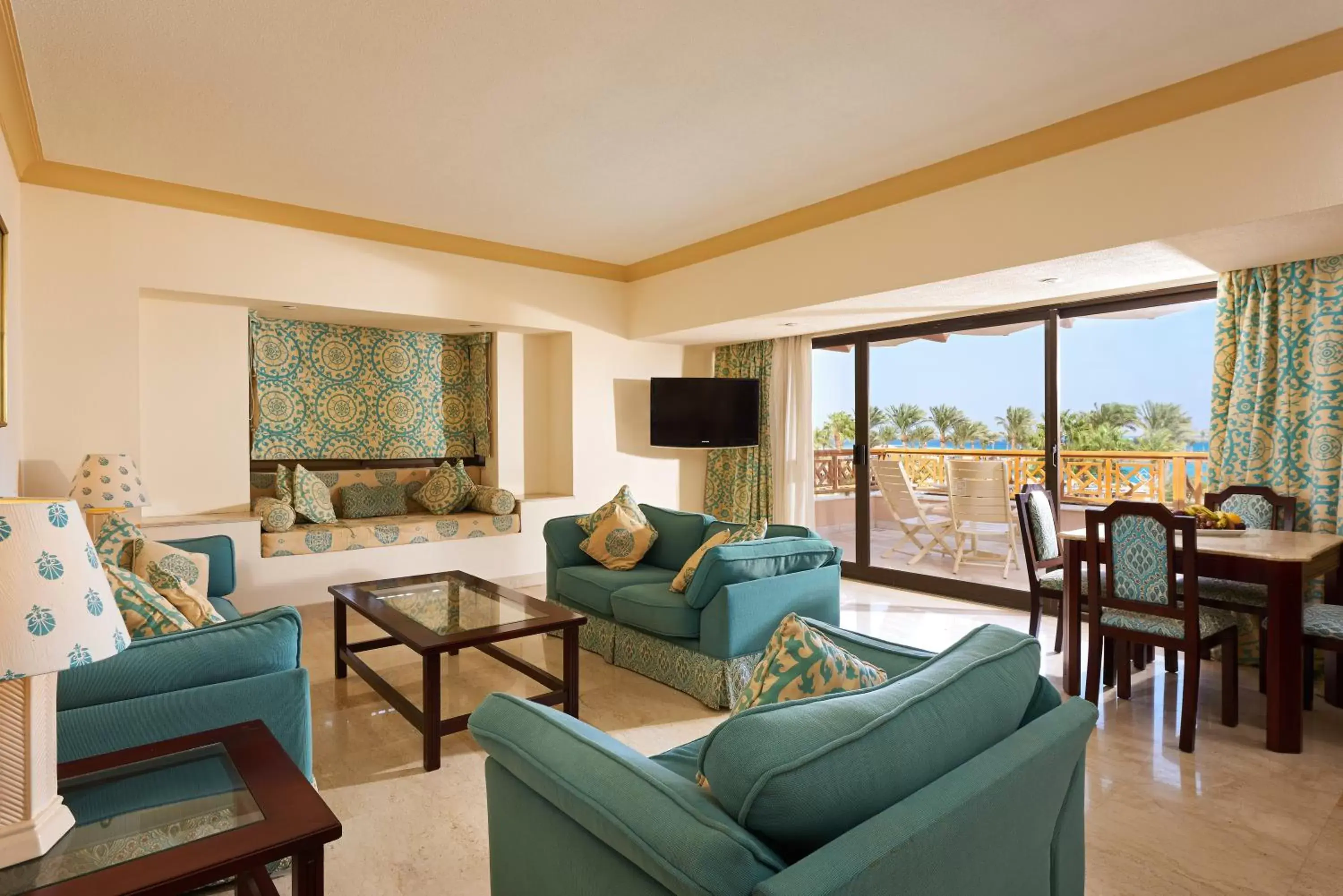 Living room, Seating Area in Continental Hotel Hurghada