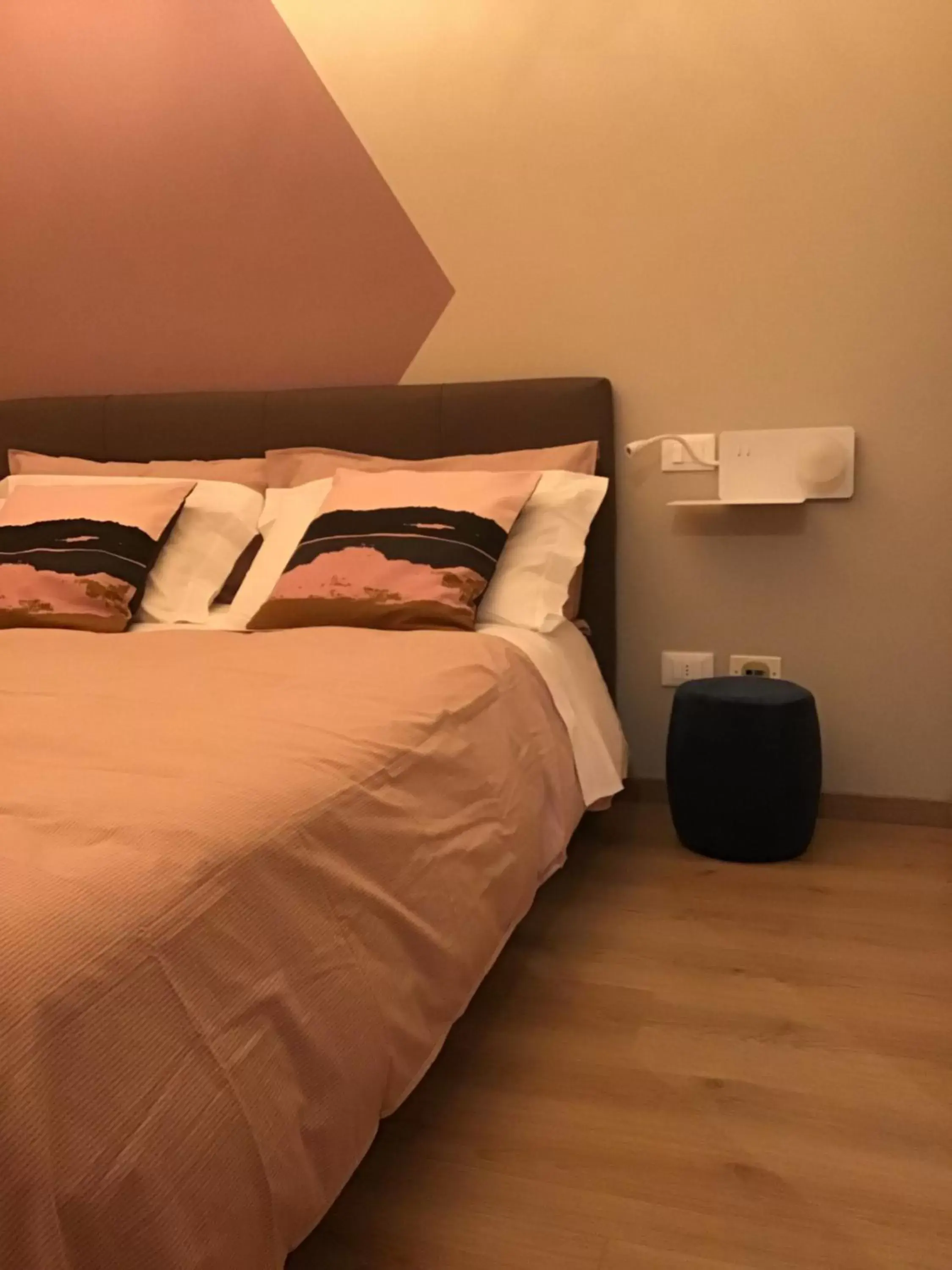 Bed in Hotel Moniga
