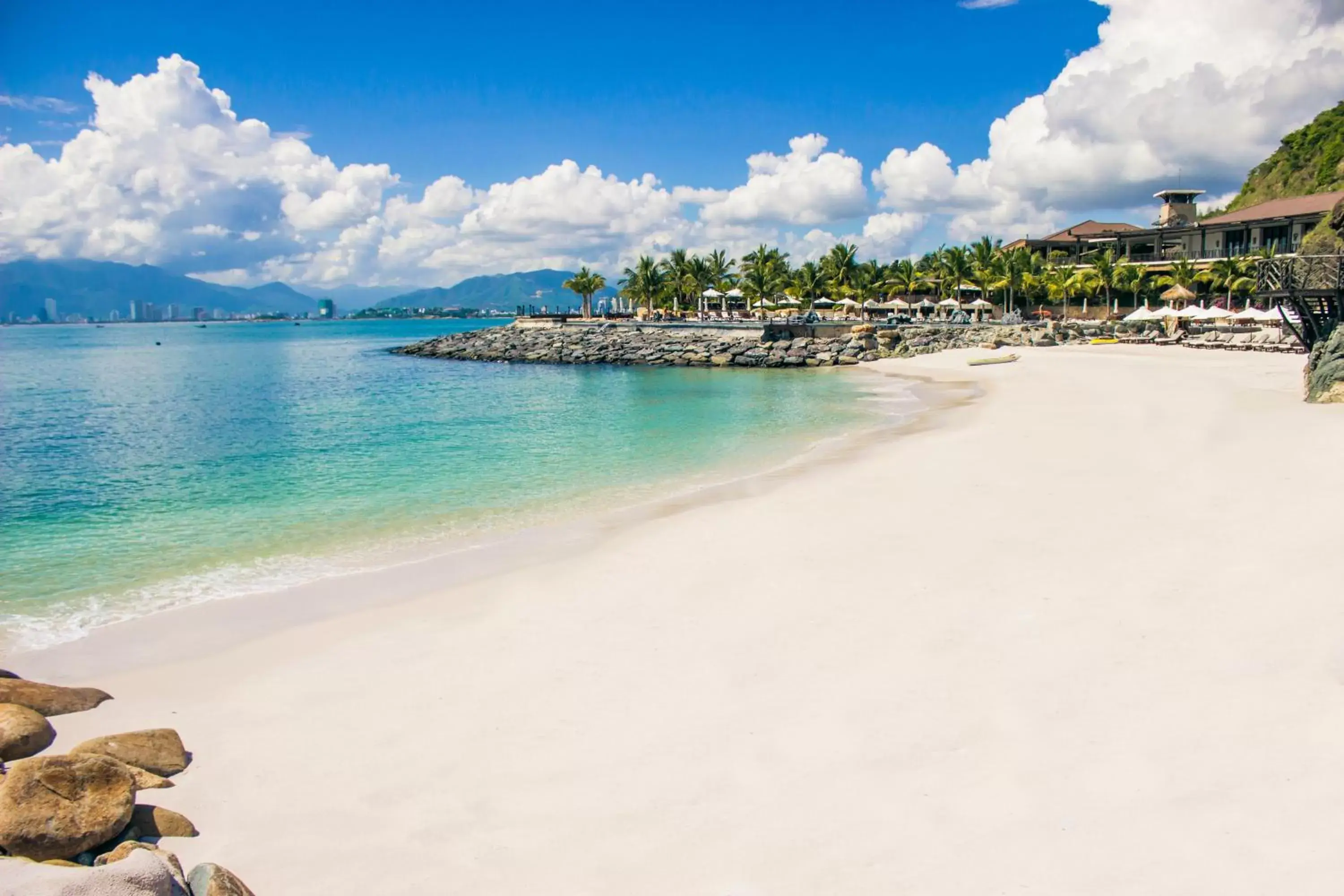 Beach in Amiana Resort Nha Trang