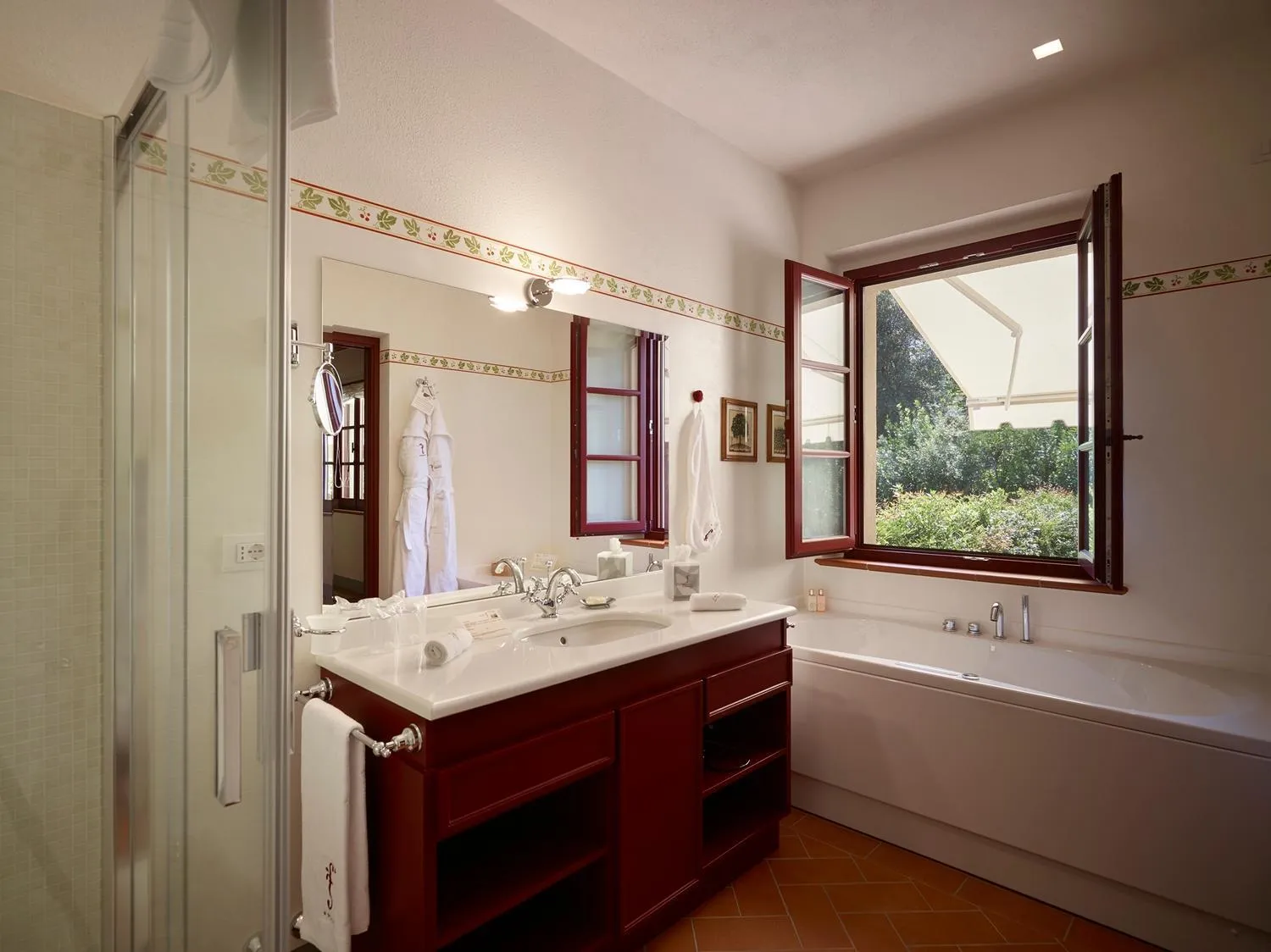 Bathroom in Hotel Le Fontanelle