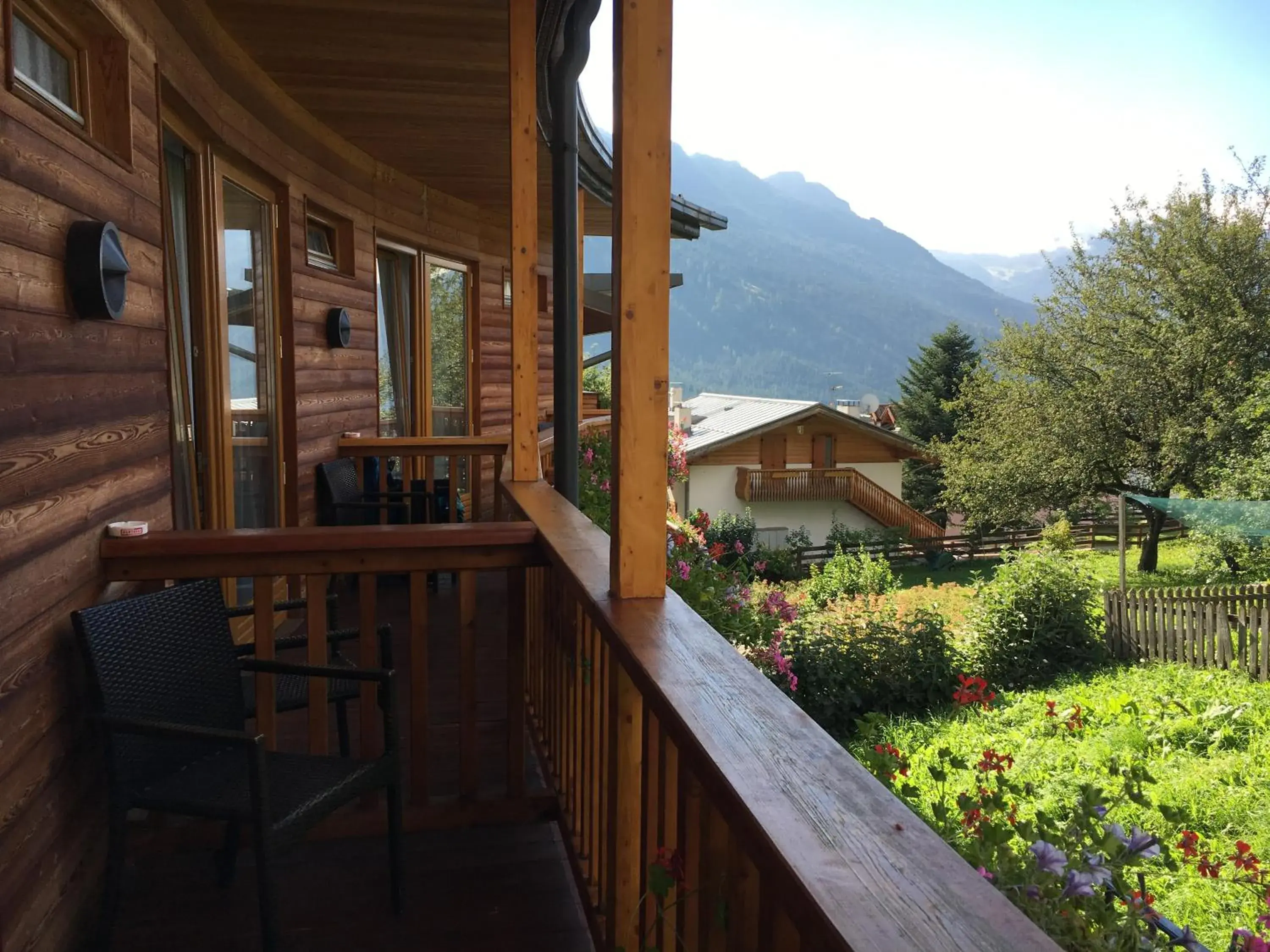 Balcony/Terrace in Garni Enrosadira