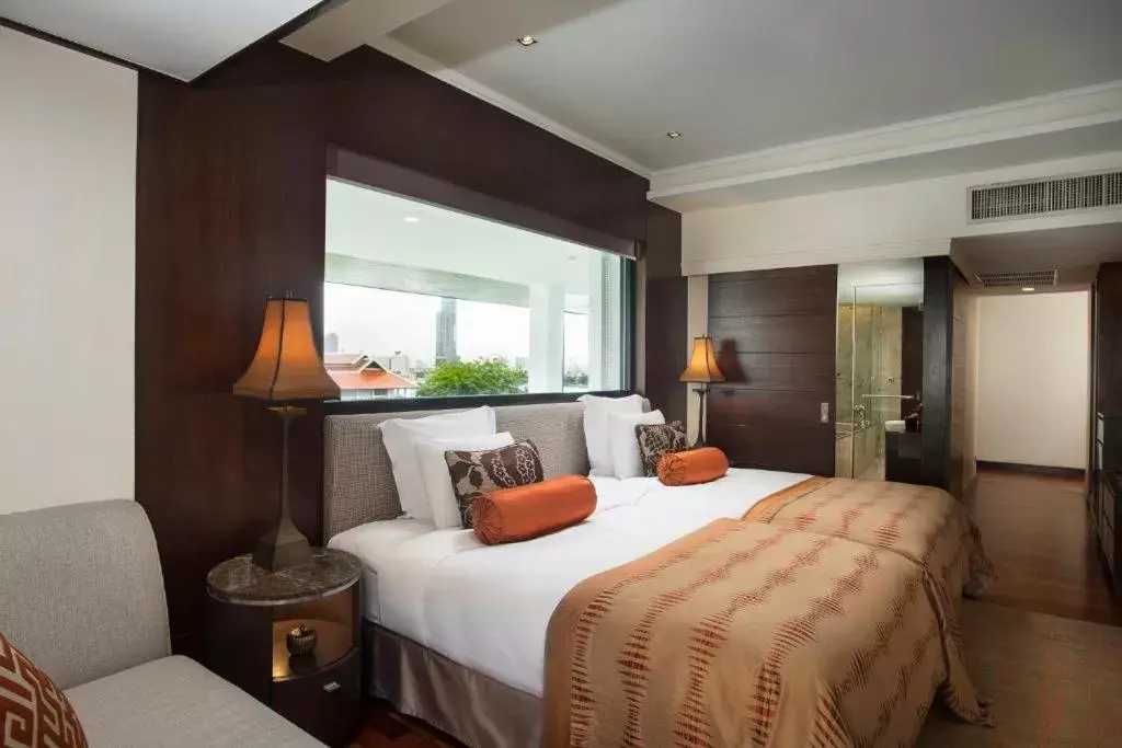 Bed in Anantara Riverside Bangkok Resort Bed in Anantara Riverside Bangkok Resort