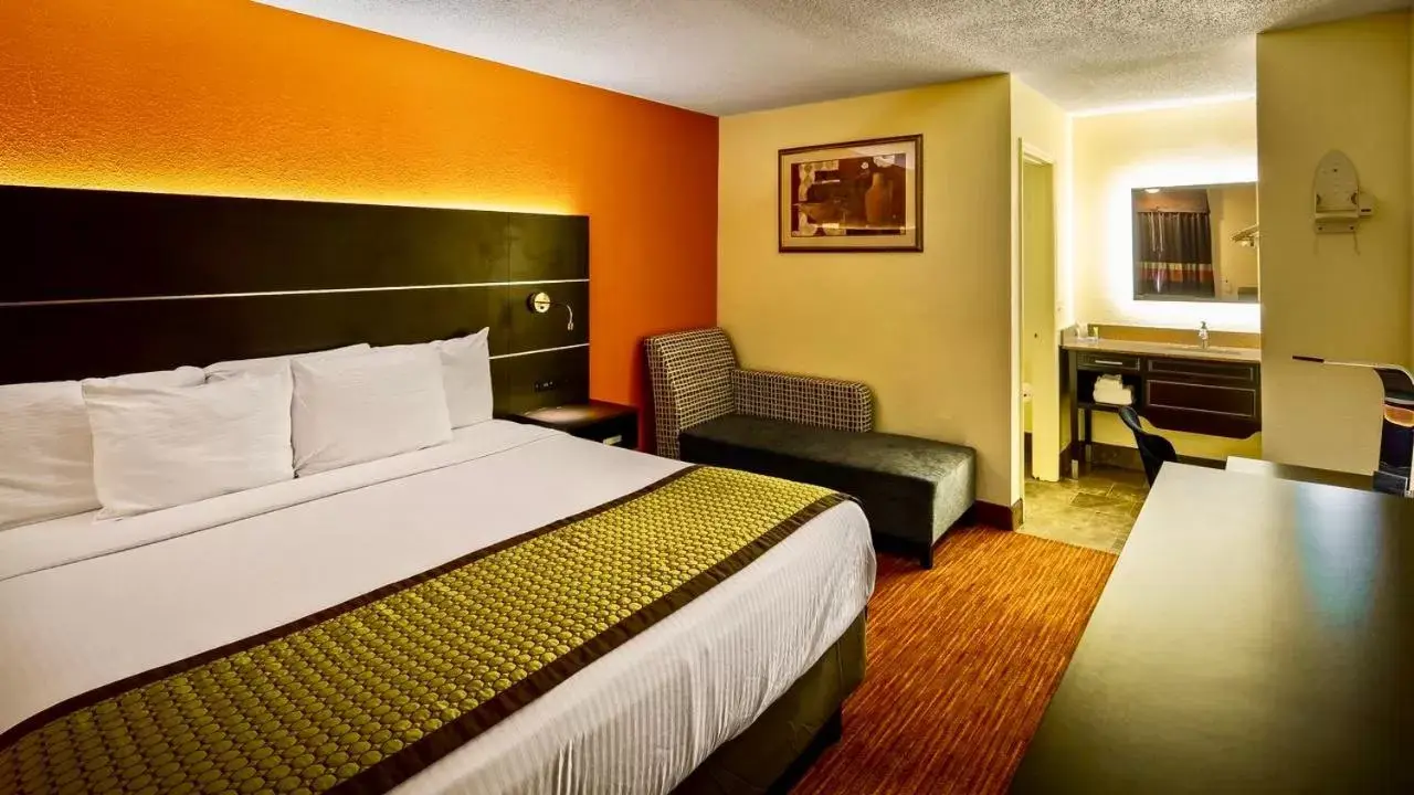 Bed in Quality Inn Tucumcari