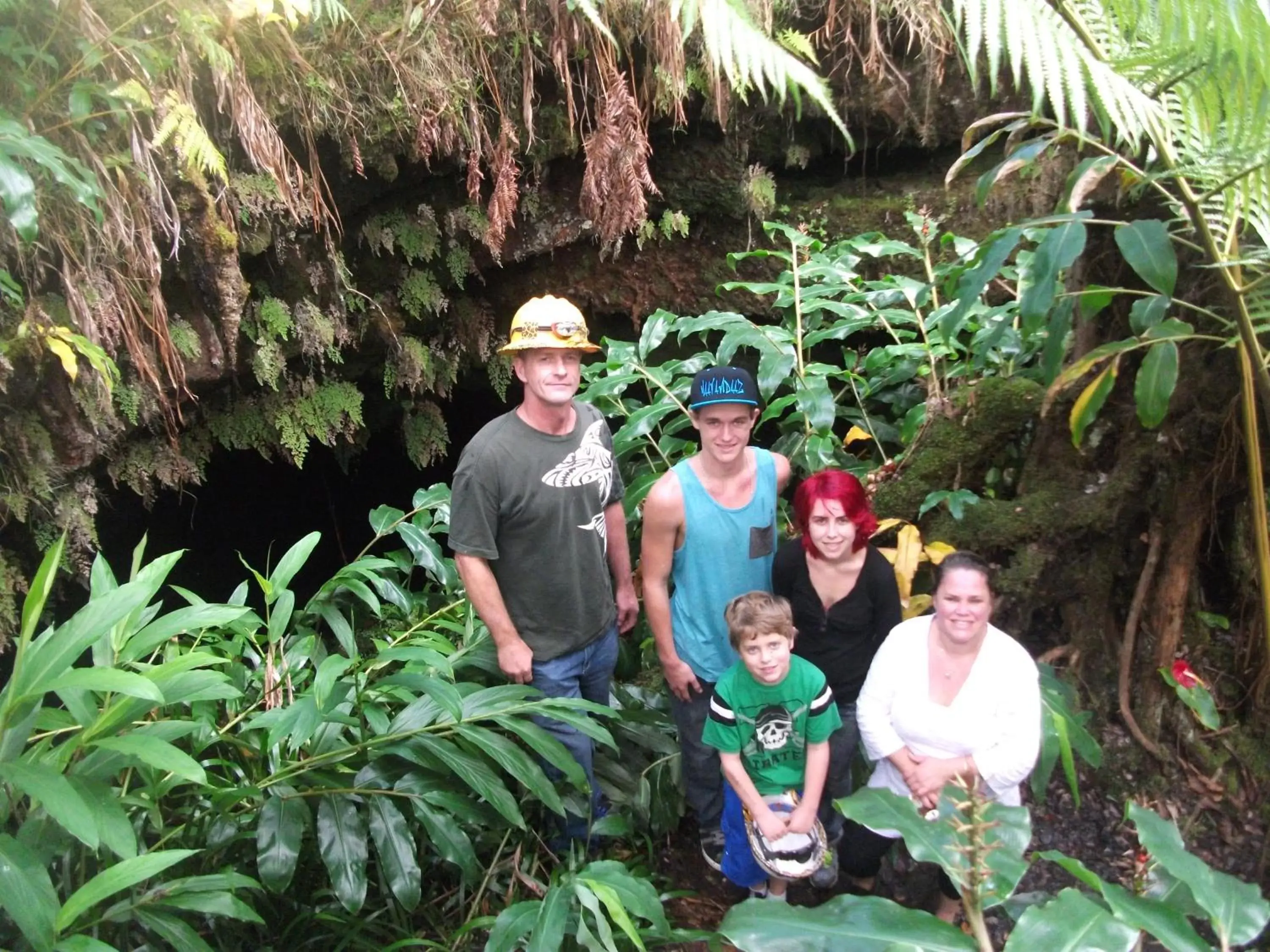 Family in Aloha Crater Lodge