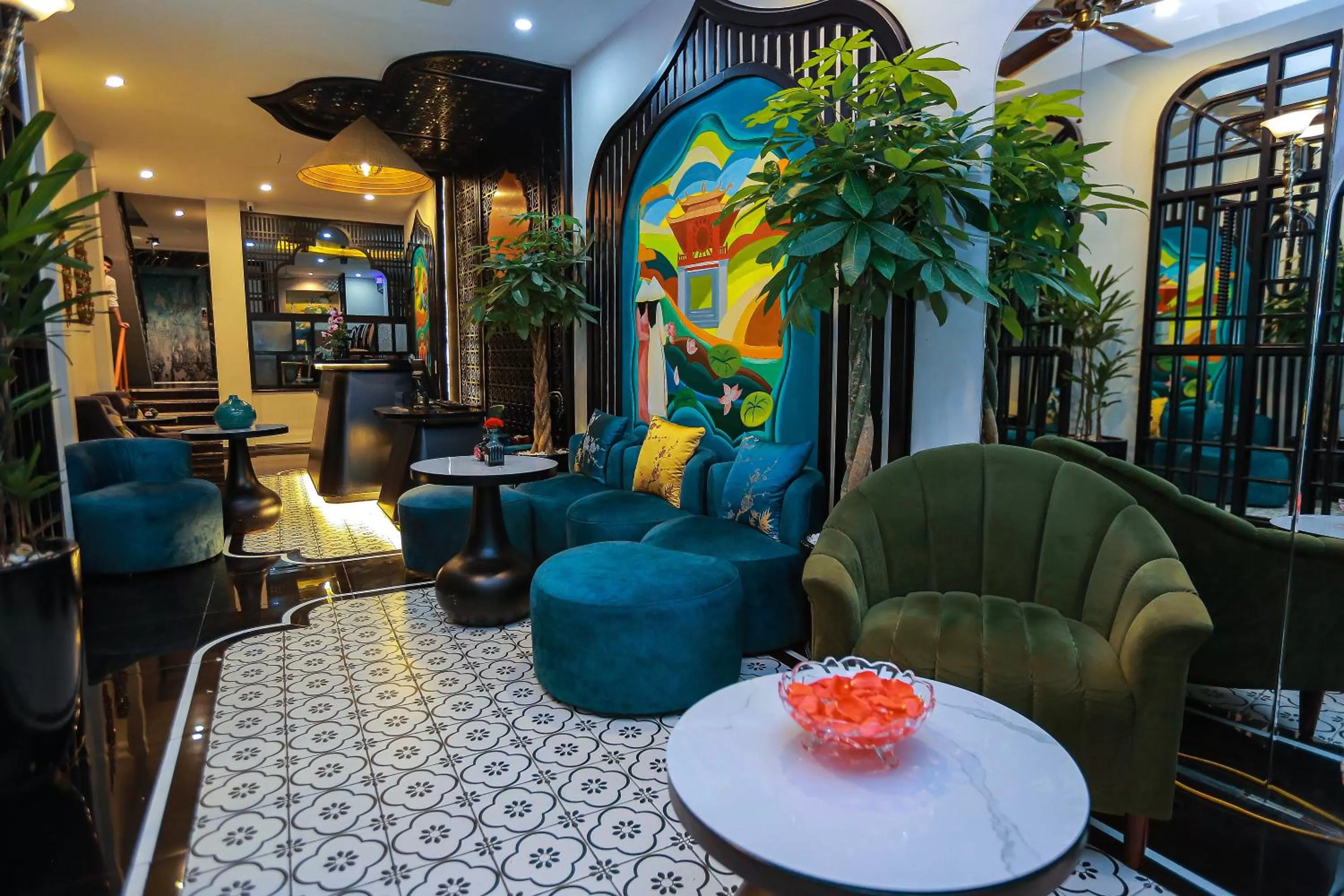 Lobby or reception in Hanoi Center Silk Hotel & Travel