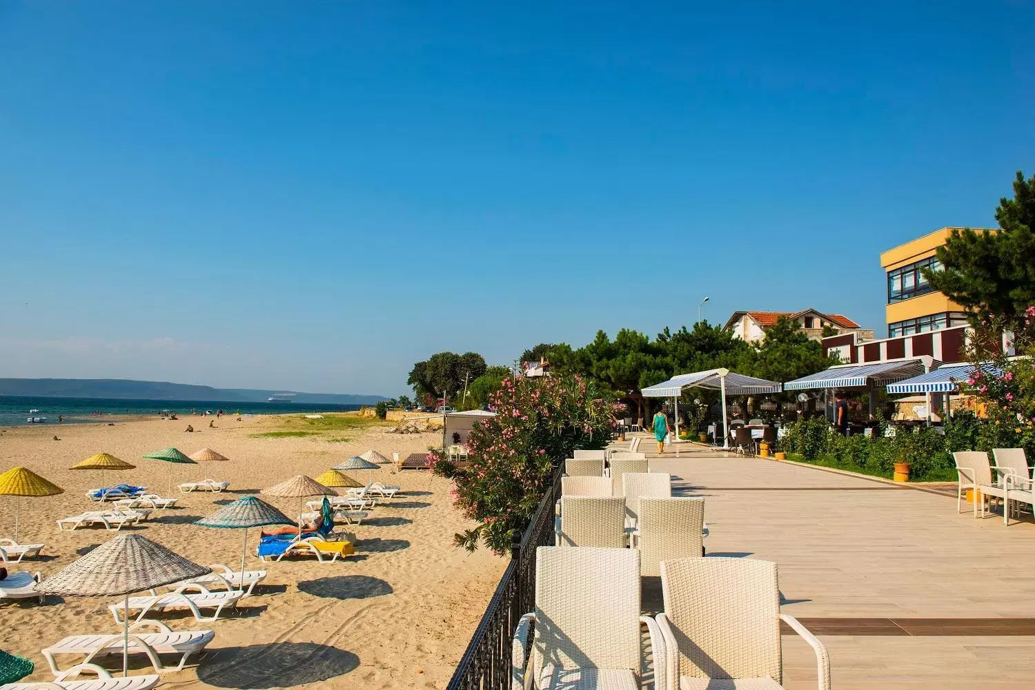 Beach in Iris Hotel