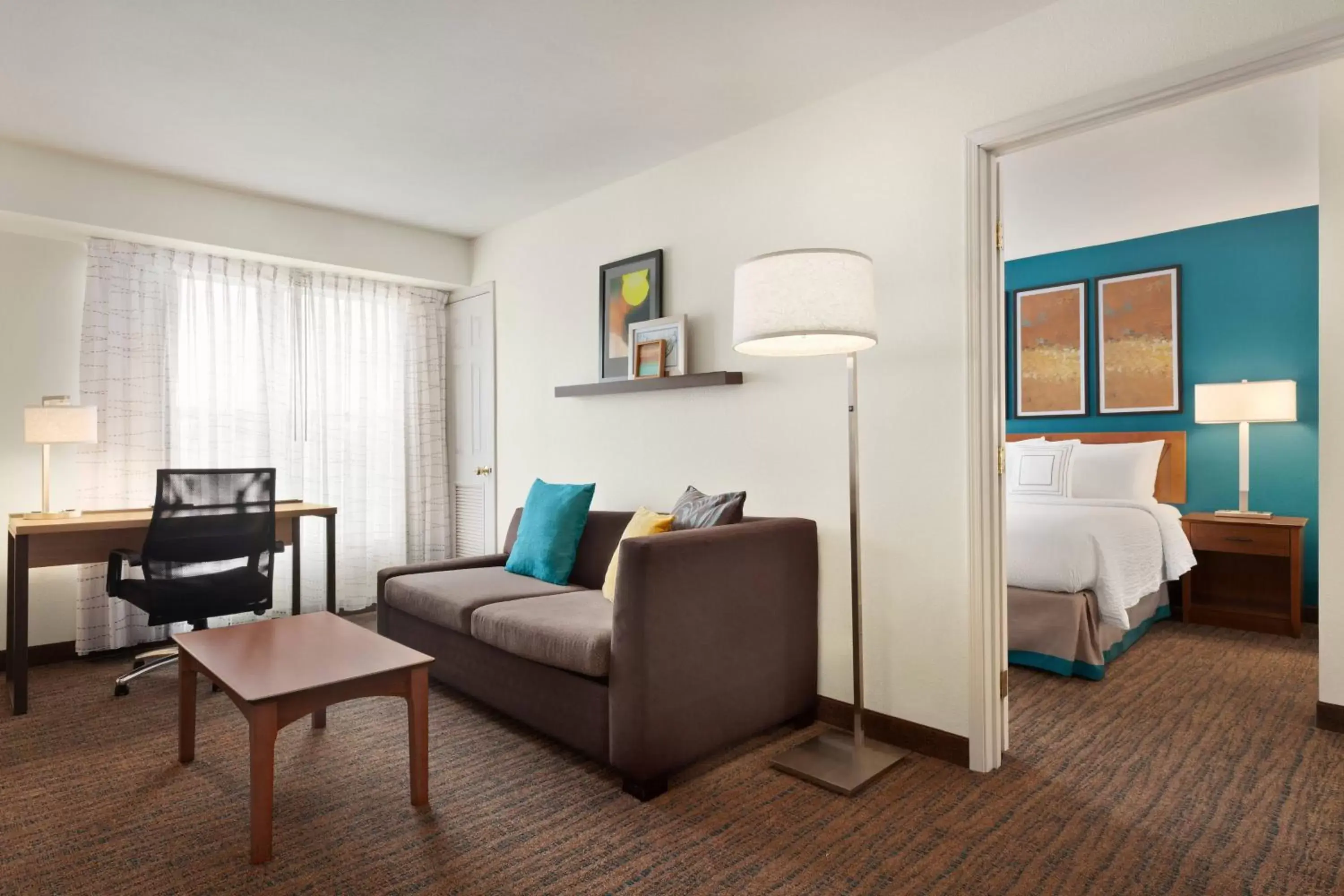 Living room, Seating Area in Residence Inn By Marriott Las Vegas Stadium Area