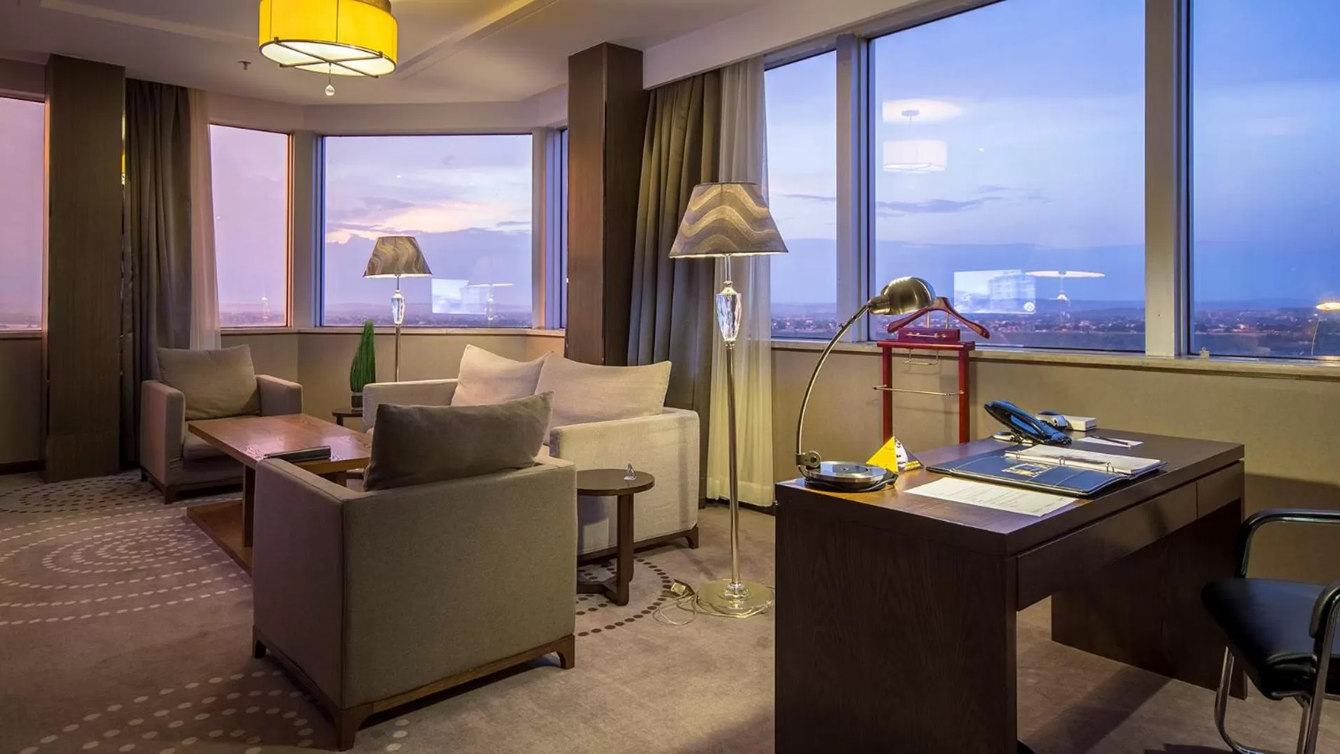 Living room in Fleuve Congo Hotel By Blazon Hotels